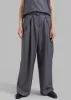 Clay Belted Pants - Grey sold by Frankie Shop
