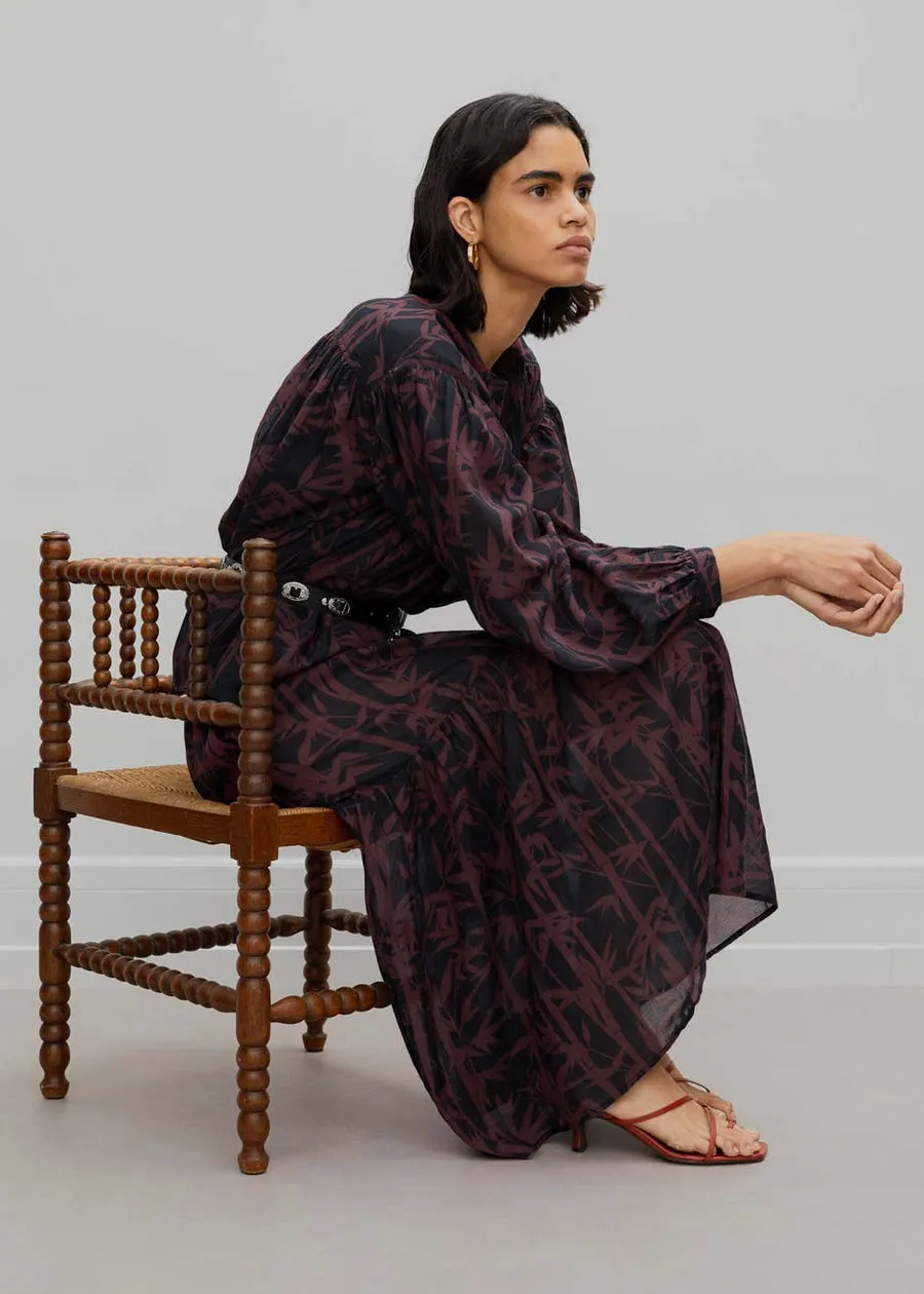 Róhe Lynn Dress - Bamboo Brown sold by Frankie Shop