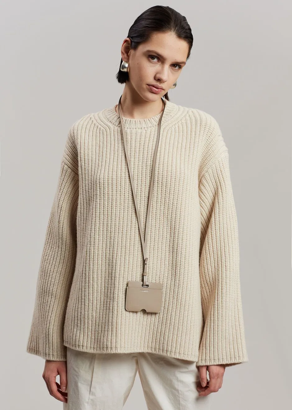 Nanushka Maura Sweater - Beige sold by Frankie Shop