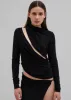 Christopher Esber Framed Drape Slice Dress - Black sold by Frankie Shop