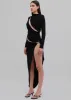 Christopher Esber Framed Drape Slice Dress - Black sold by Frankie Shop