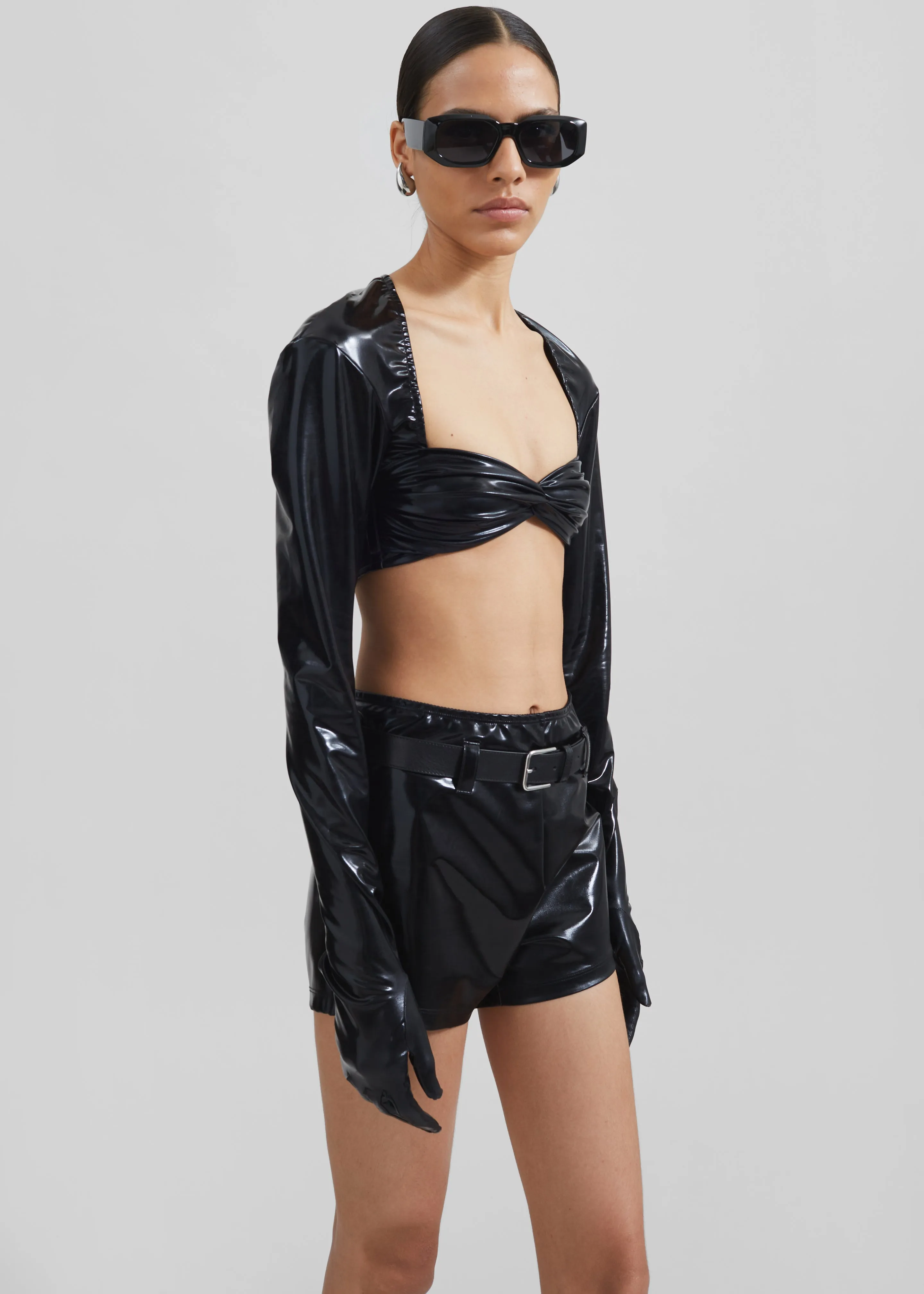 Beaufille Nikos Shorts - Black sold by Frankie Shop product image thumbnail 5