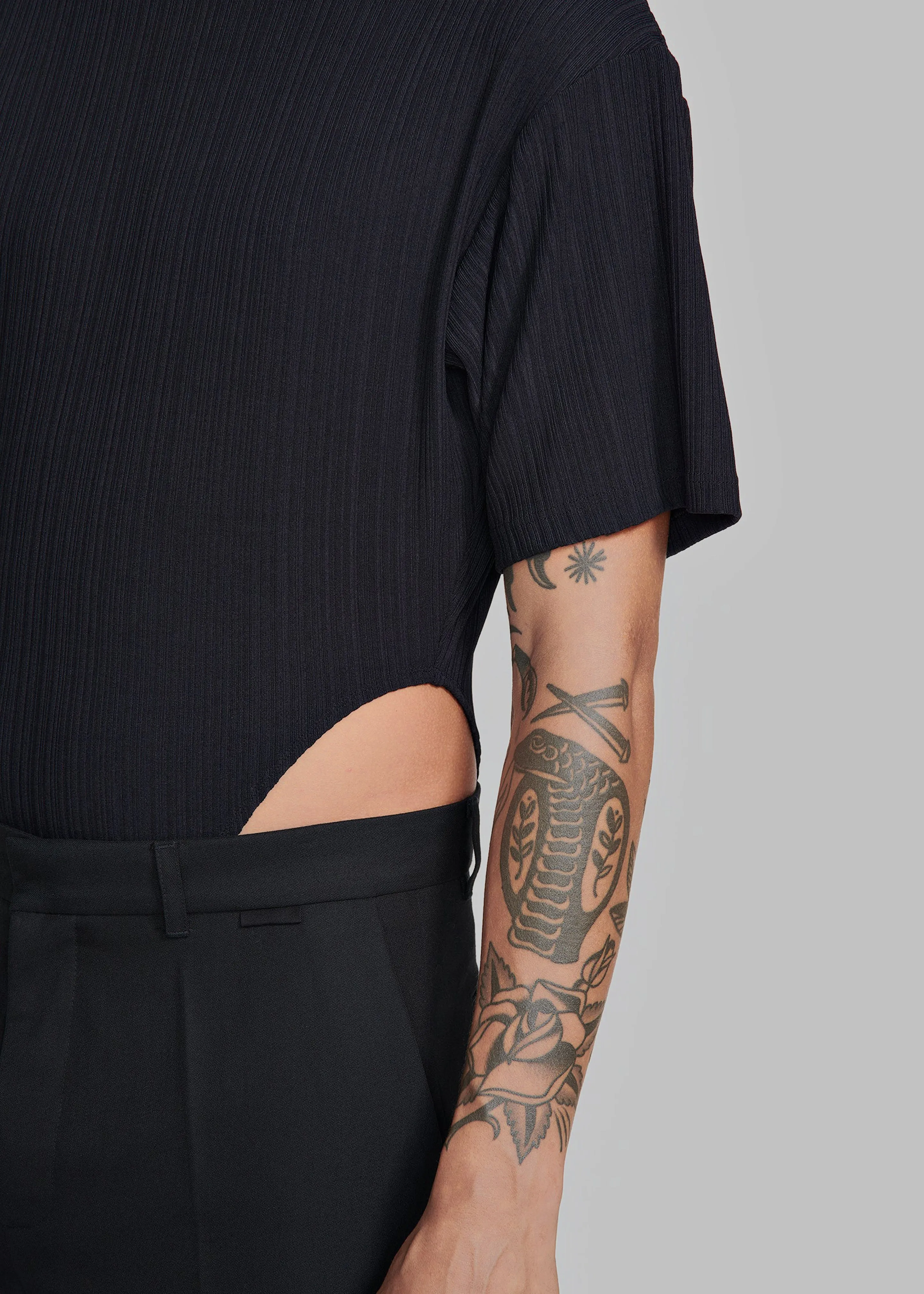 Louis Gabriel Nouchi Body T-Shirt - Black sold by Frankie Shop product image thumbnail 4