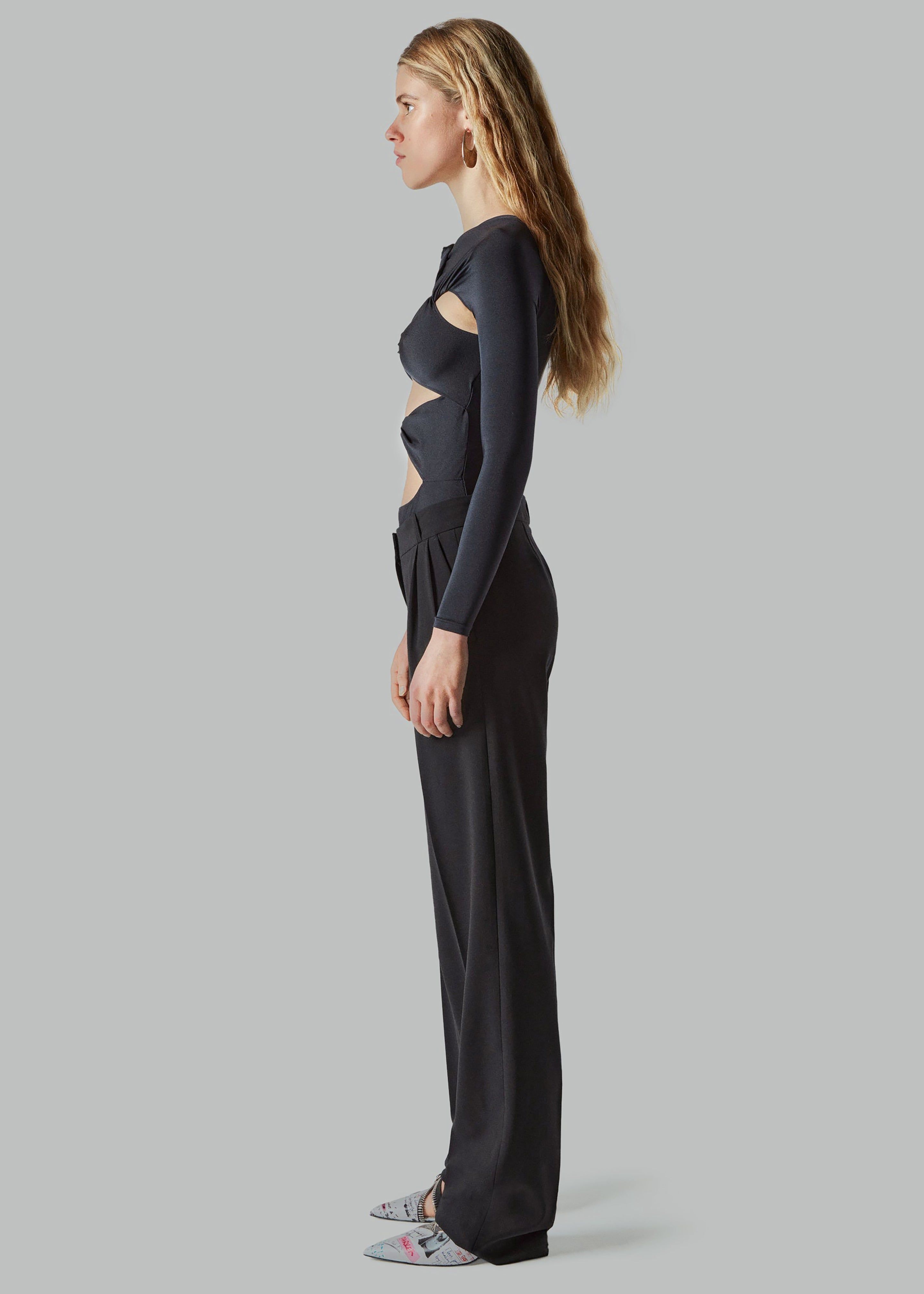 Coperni Cut-Out Jersey Bodysuit - Black sold by Frankie Shop product image thumbnail 3