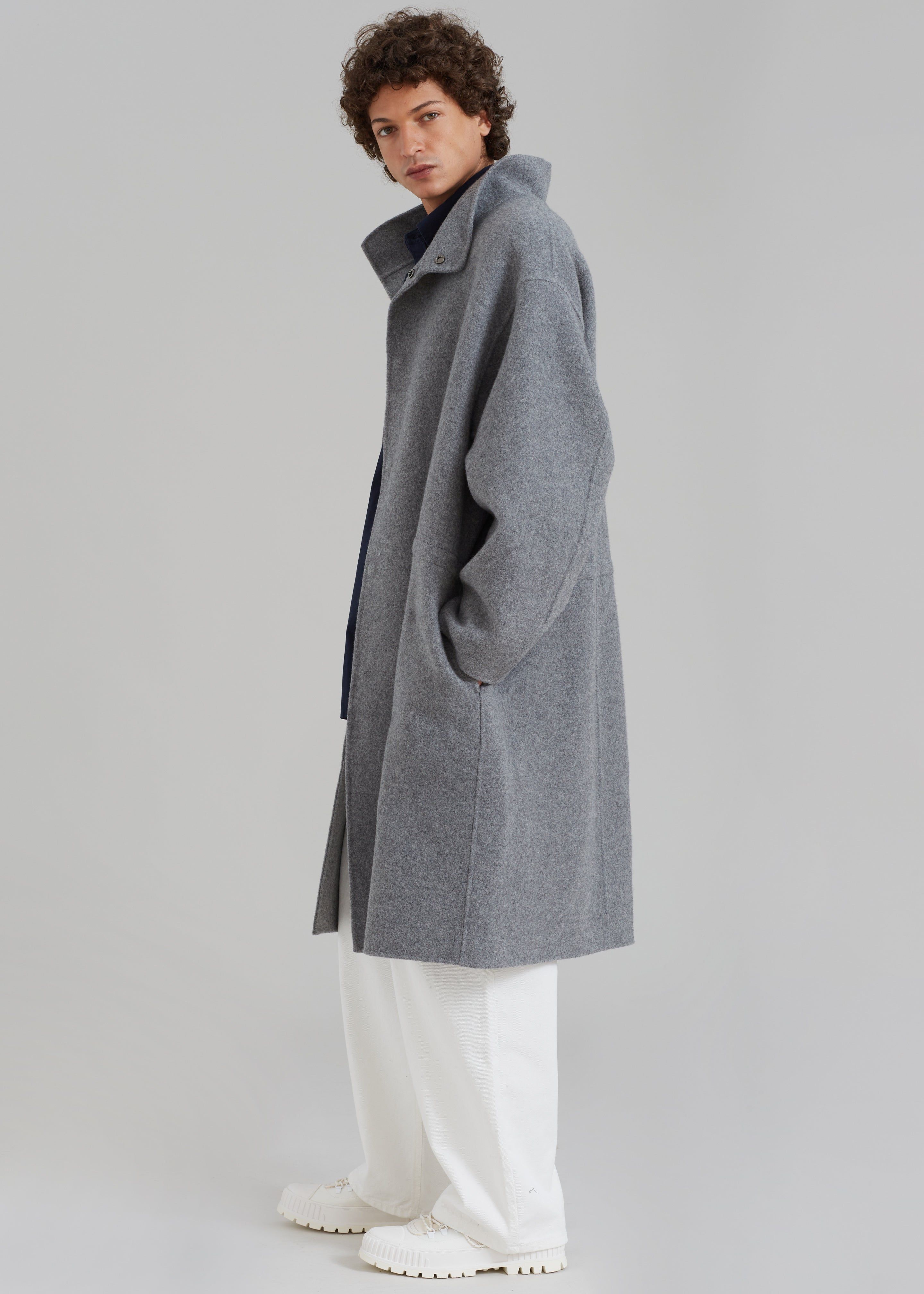 Lawson Coat - Grey Melange sold by Frankie Shop product image thumbnail 4