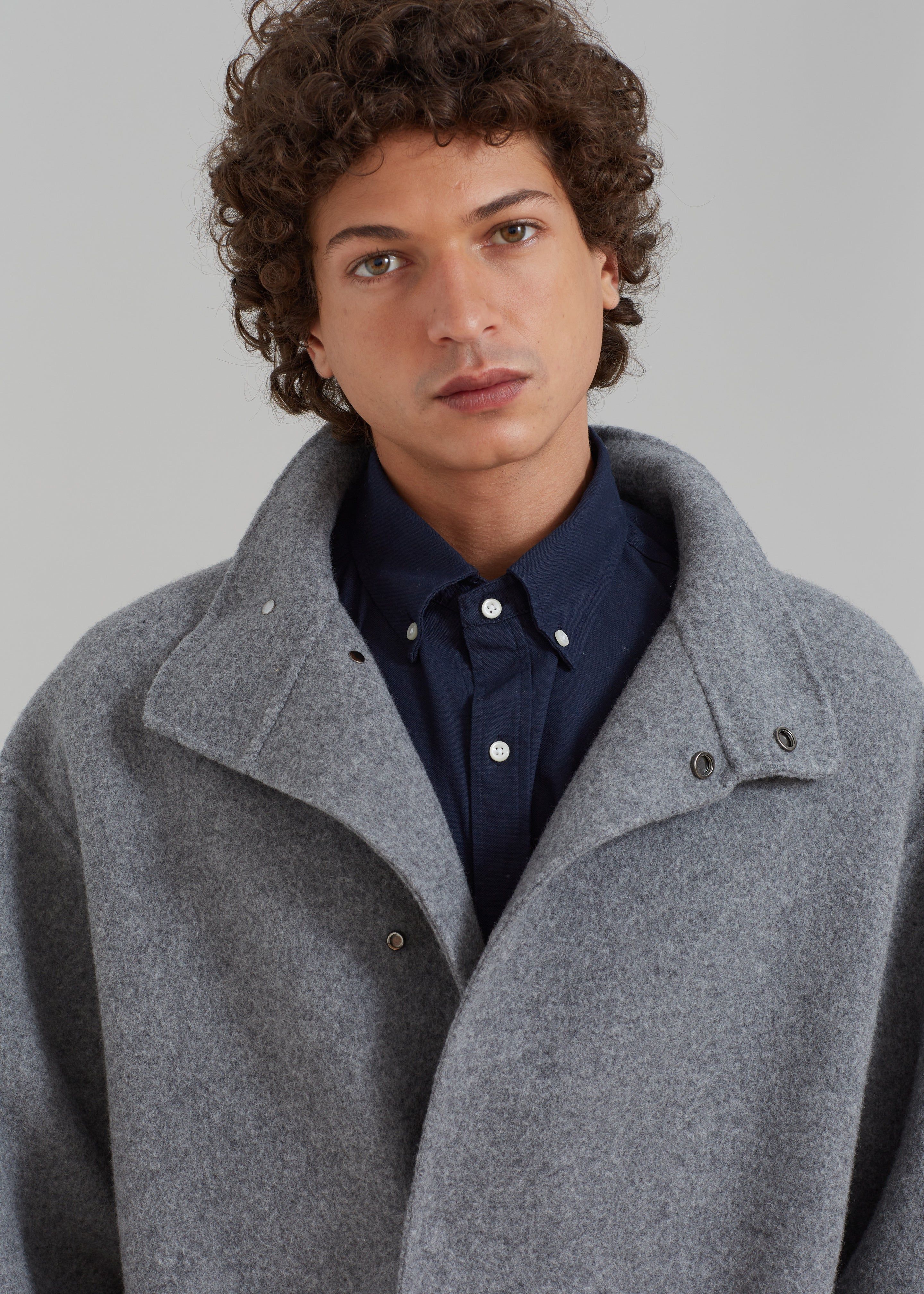 Lawson Coat - Grey Melange sold by Frankie Shop product image thumbnail 9