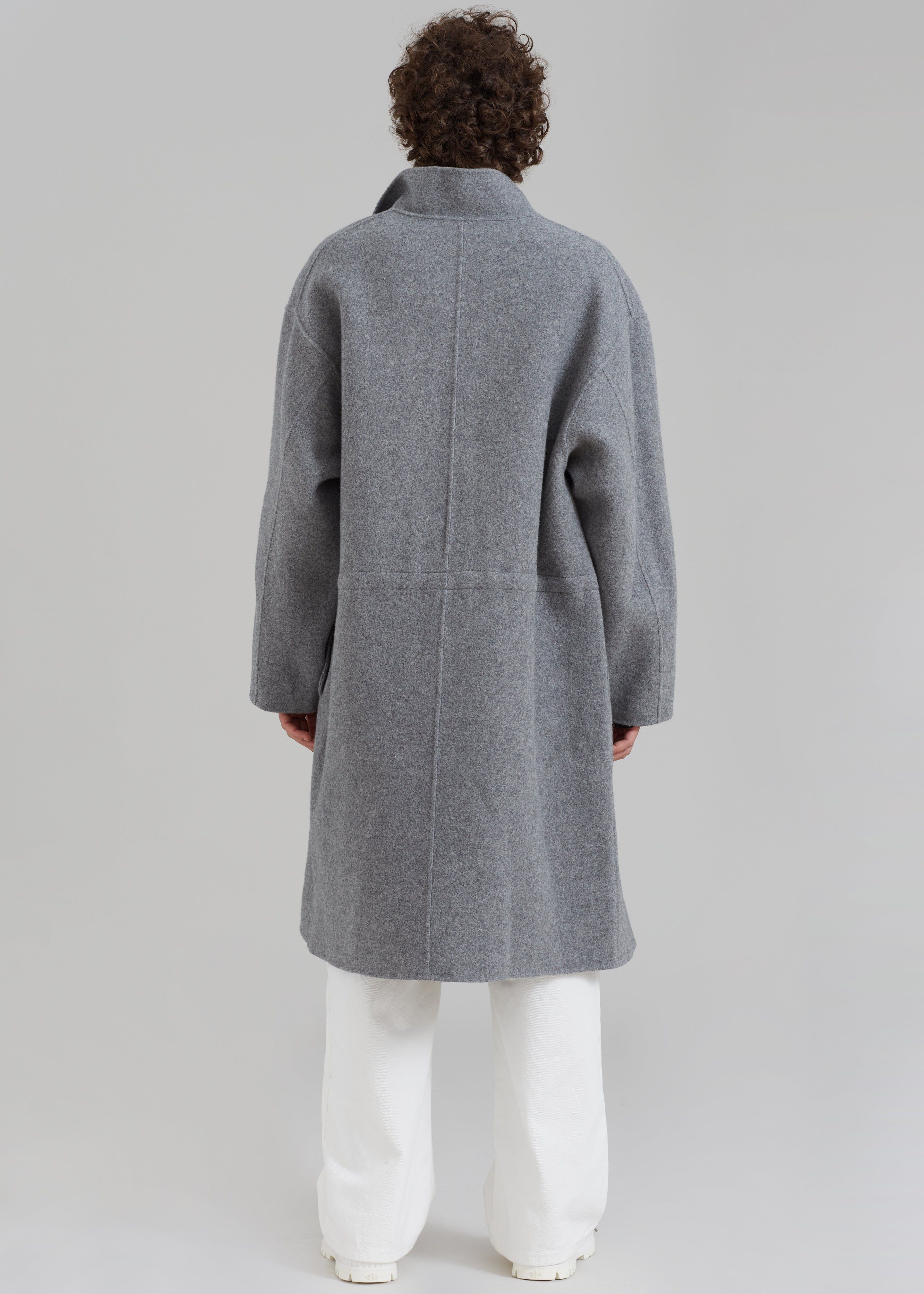 Lawson Coat - Grey Melange sold by Frankie Shop product image thumbnail 12