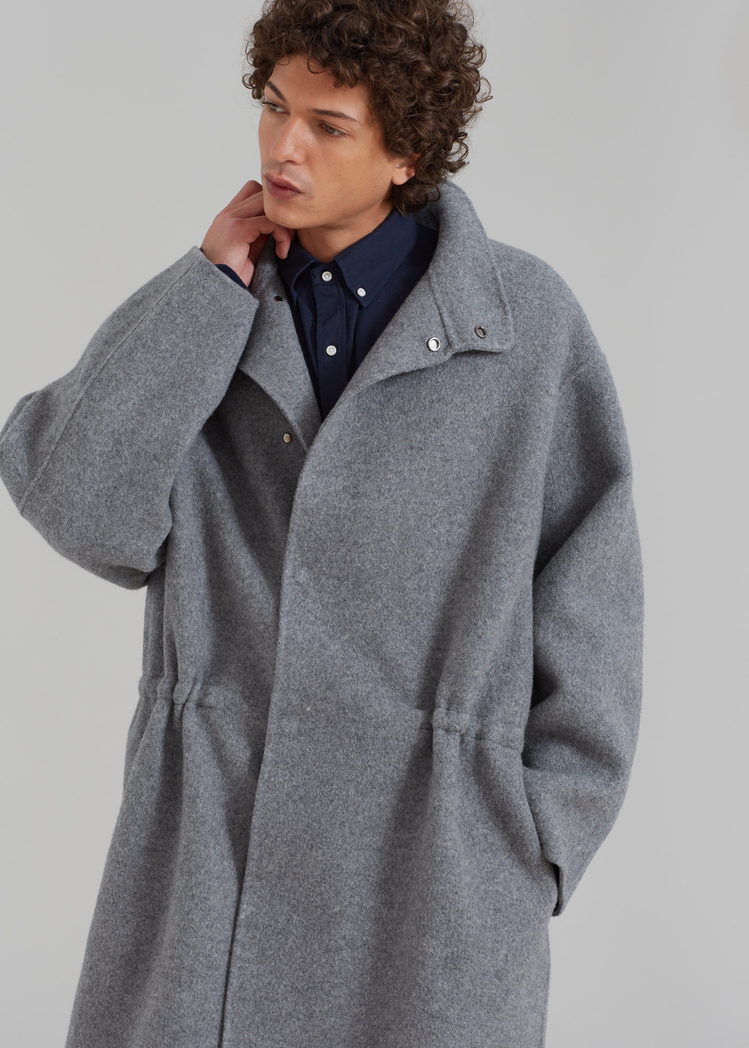 Lawson Coat - Grey Melange sold by Frankie Shop product image thumbnail 5