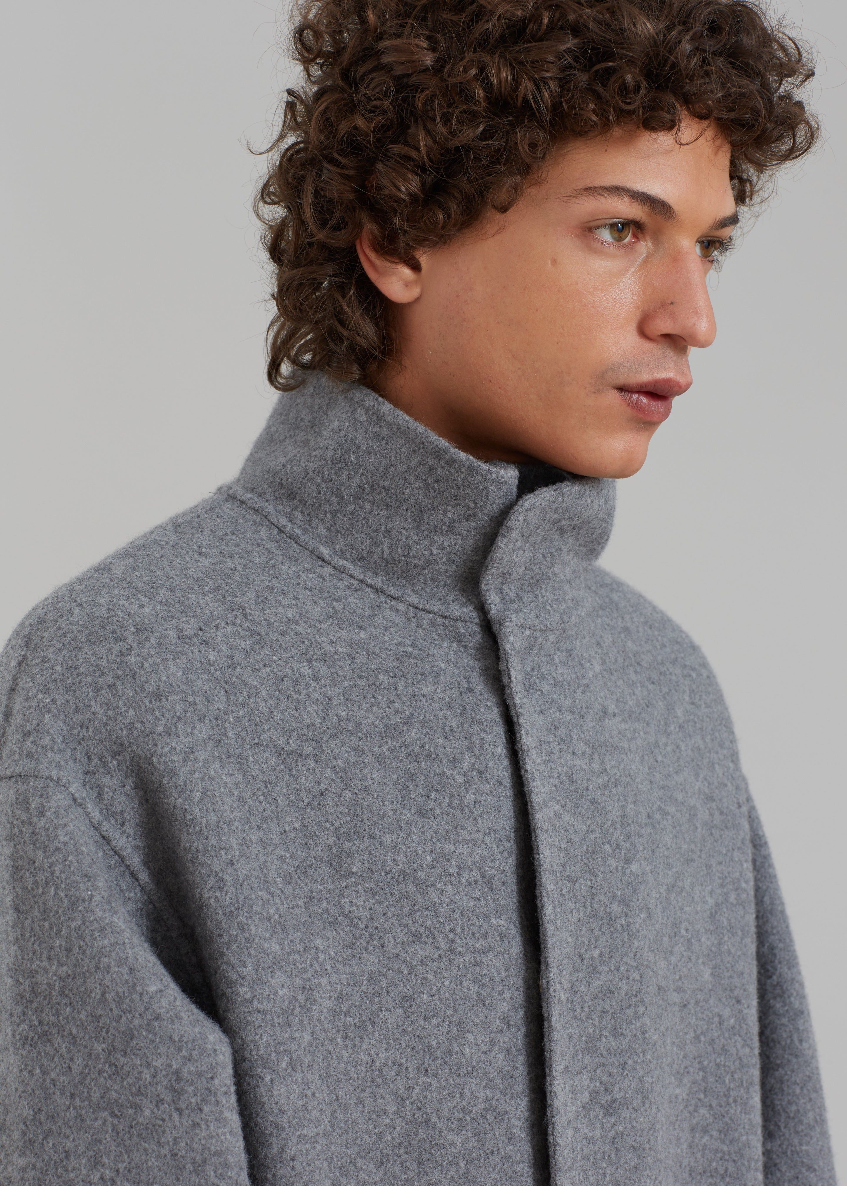 Lawson Coat - Grey Melange sold by Frankie Shop product image thumbnail 7