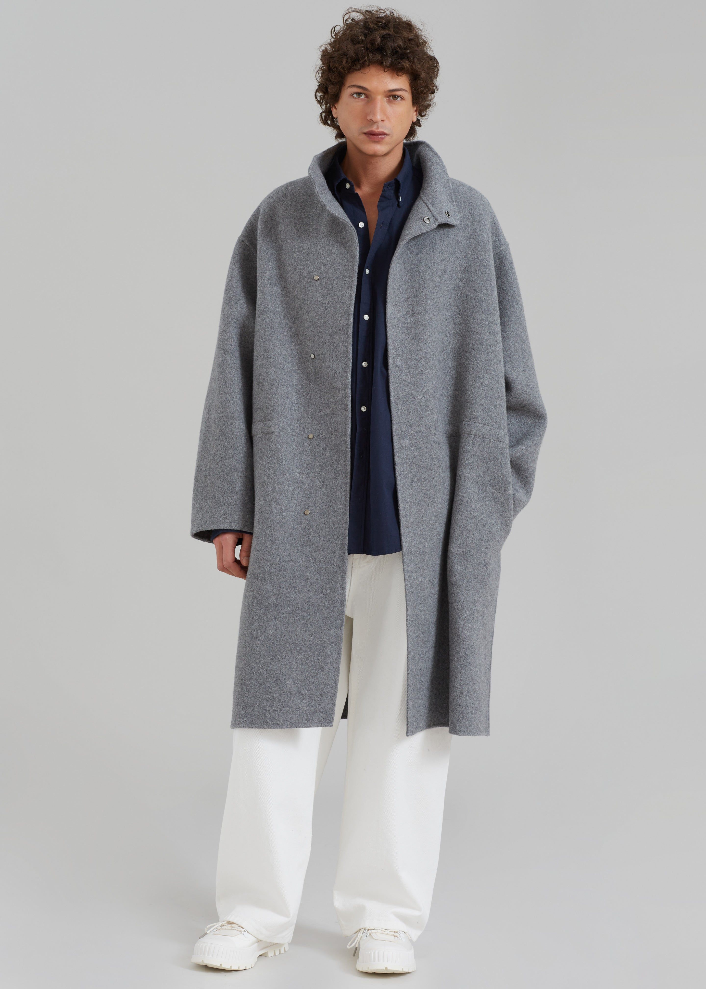 Lawson Coat - Grey Melange sold by Frankie Shop product image thumbnail 8
