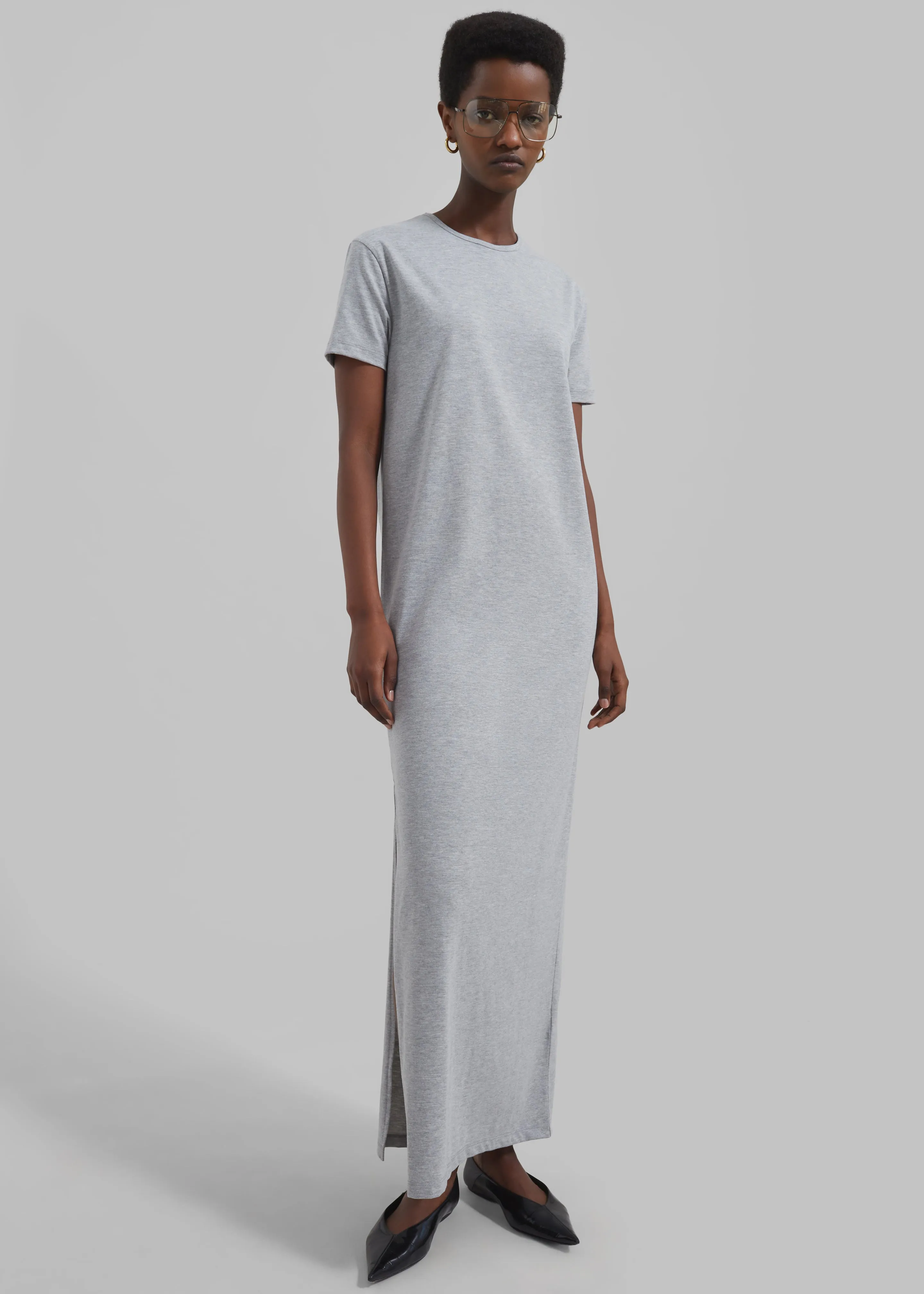 Maya T-Shirt Dress - Grey sold by Frankie Shop product image thumbnail 5