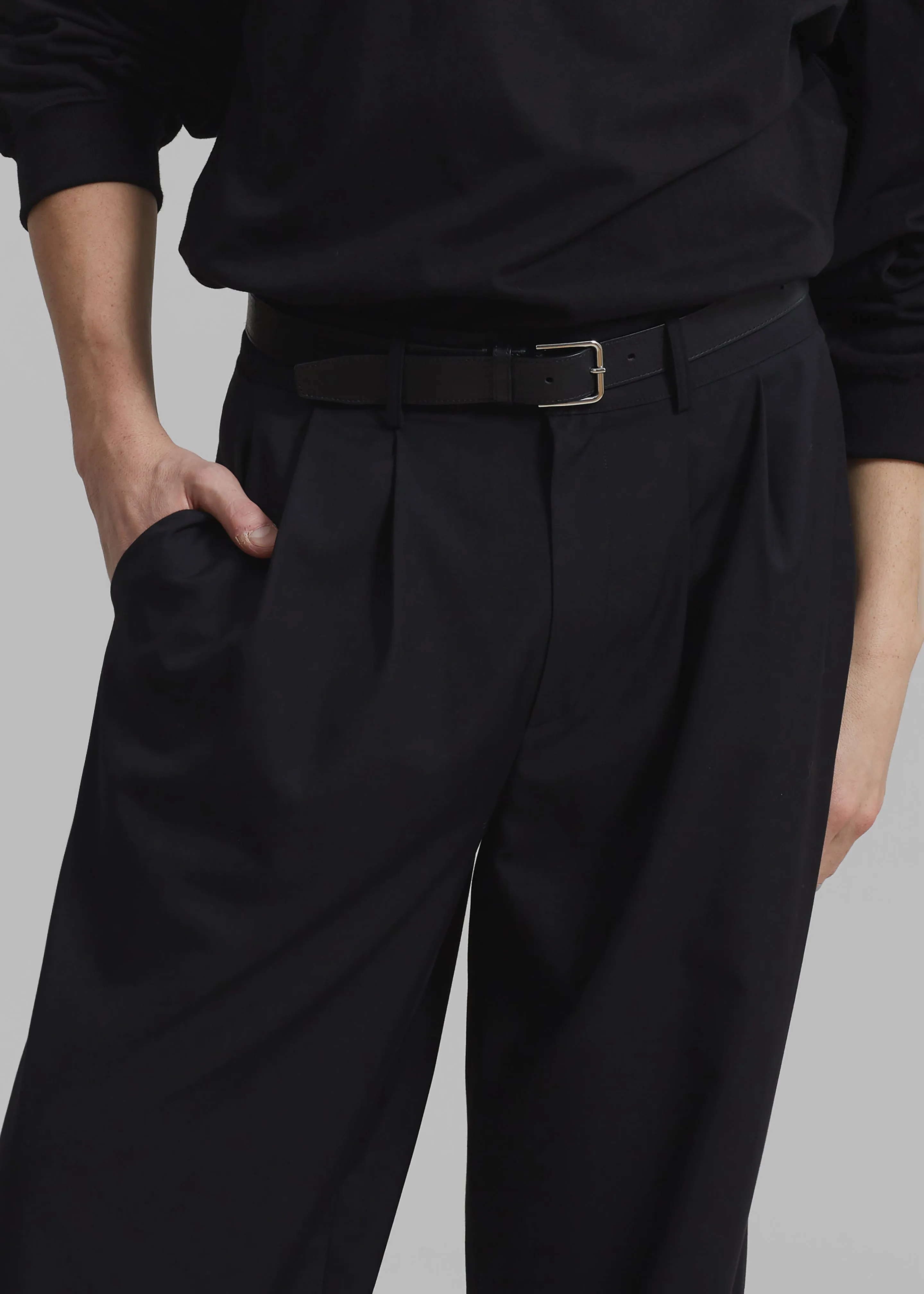 Peyton Pleated Pants - Black sold by Frankie Shop product image thumbnail 3