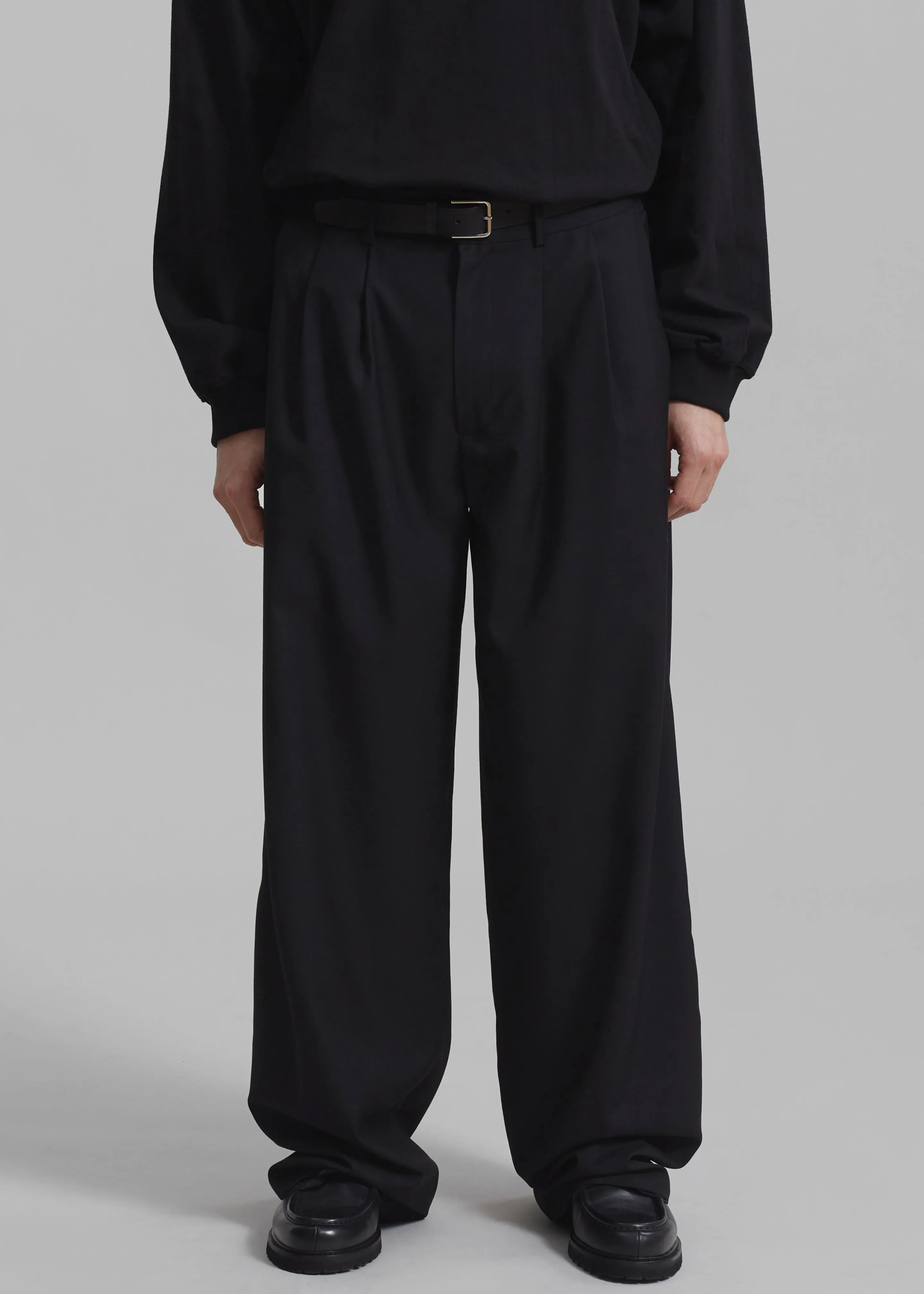 Peyton Pleated Pants - Black sold by Frankie Shop product image thumbnail 2