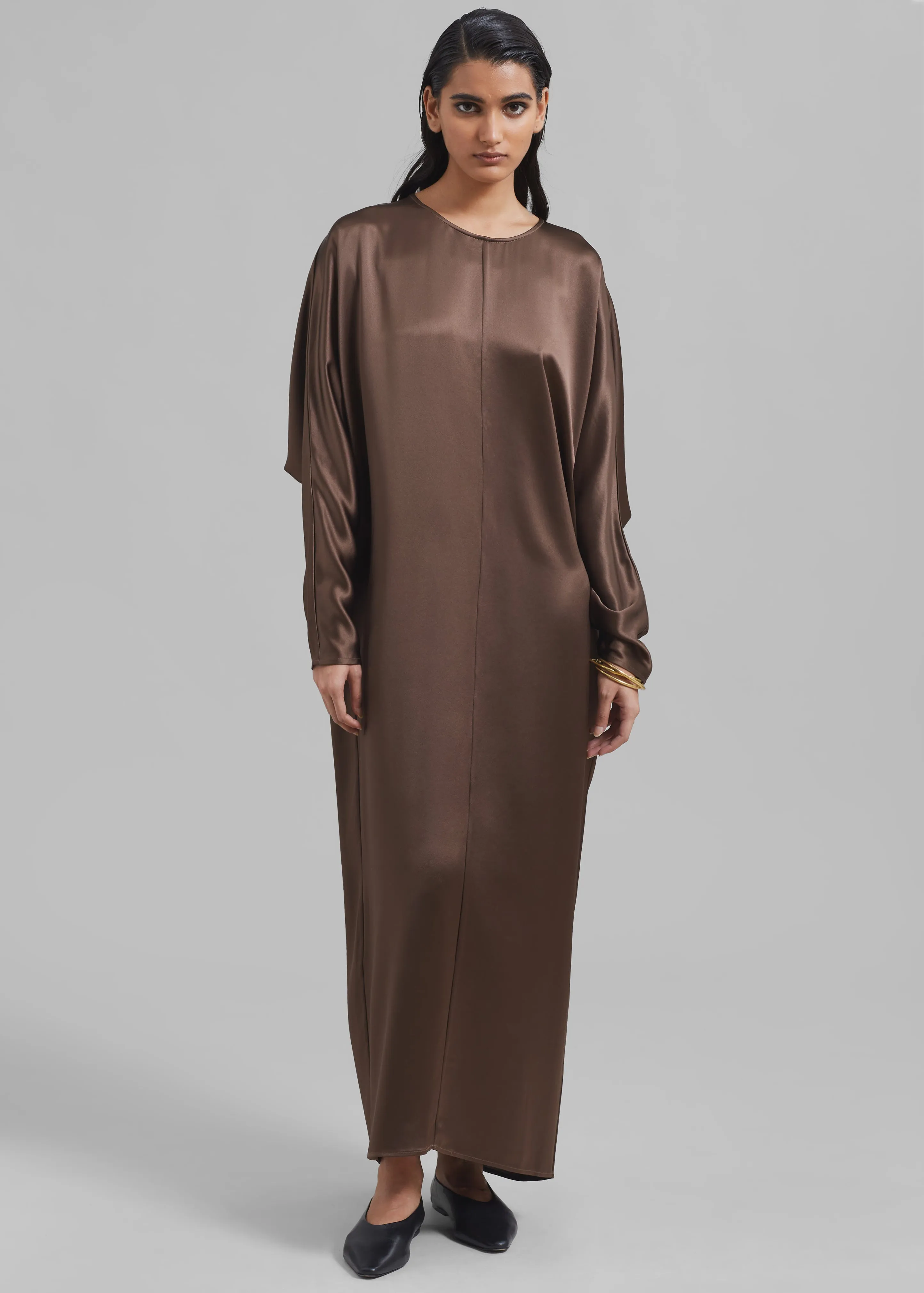 By Malene Birger Odelle Maxi Dress - Warm Brown sold by Frankie Shop product image thumbnail 5