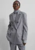 Lilah Blazer - Grey sold by Frankie Shop