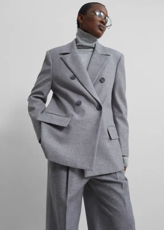 Lilah Blazer - Grey sold by Frankie Shop