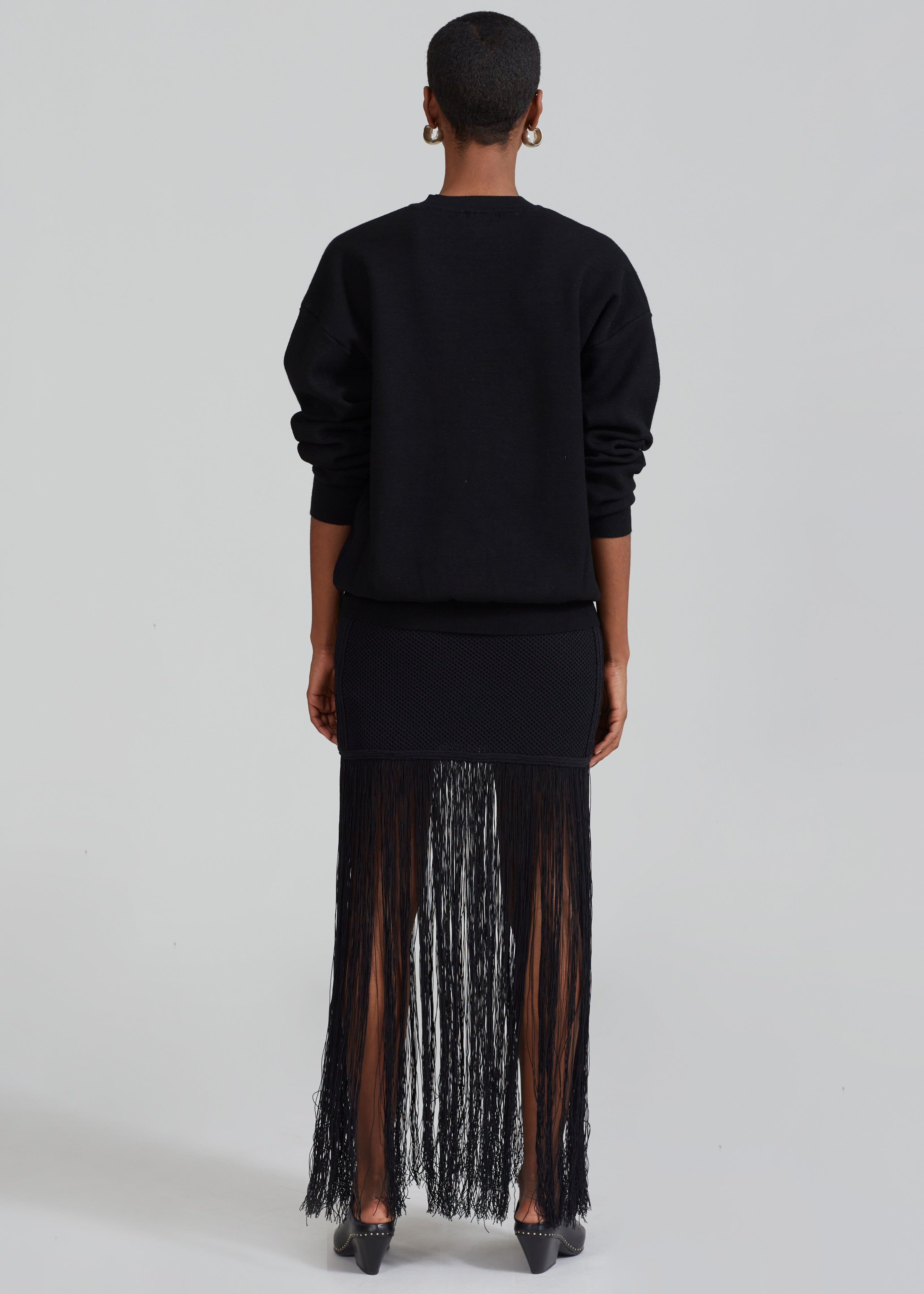 3.1 Phillip Lim Textured Fringe Skirt - Black sold by Frankie Shop product image thumbnail 8