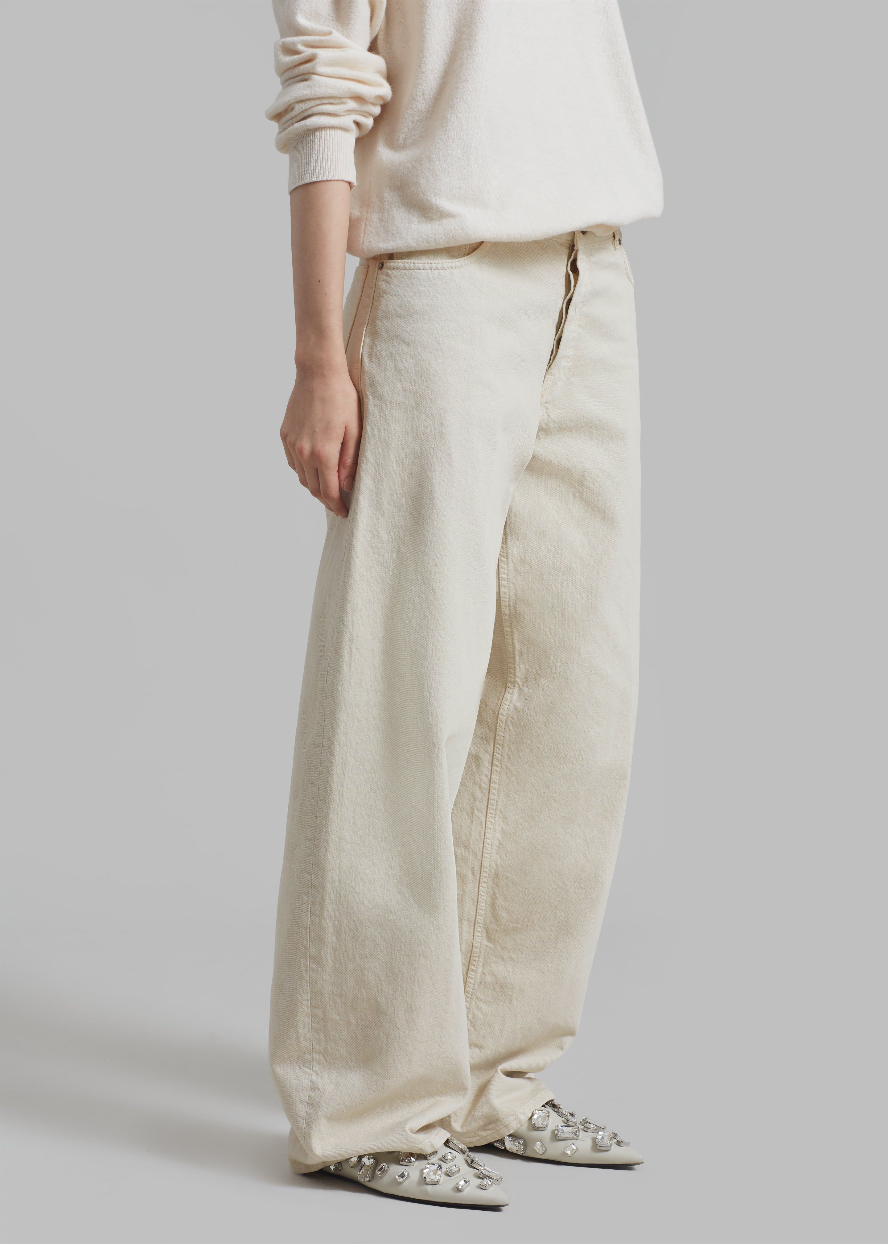 Haikure Bethany Pants - Natural sold by Frankie Shop product image thumbnail 5