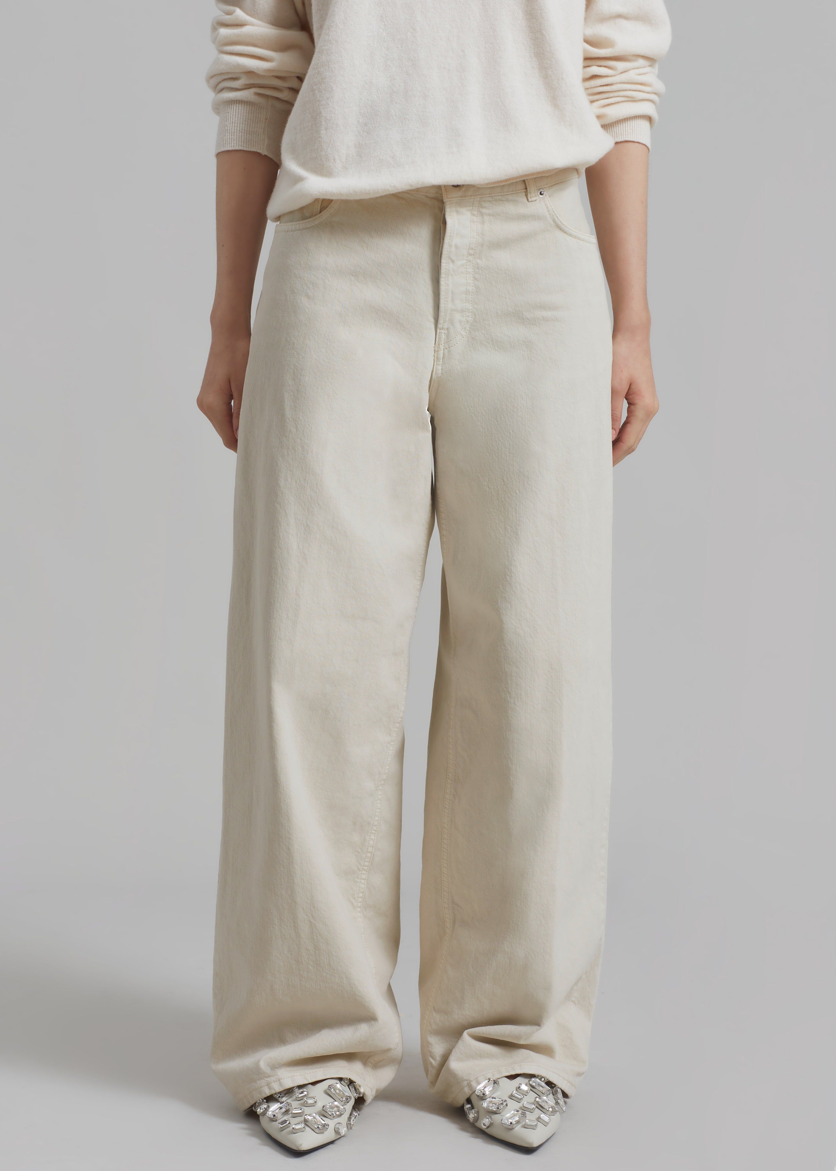 Haikure Bethany Pants - Natural sold by Frankie Shop product image thumbnail 4