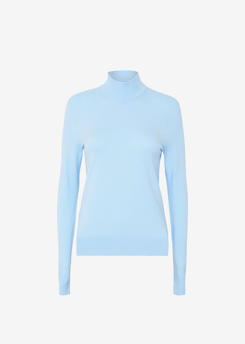 Verona Knit Turtleneck - Pale Blue sold by Frankie Shop product image thumbnail 9