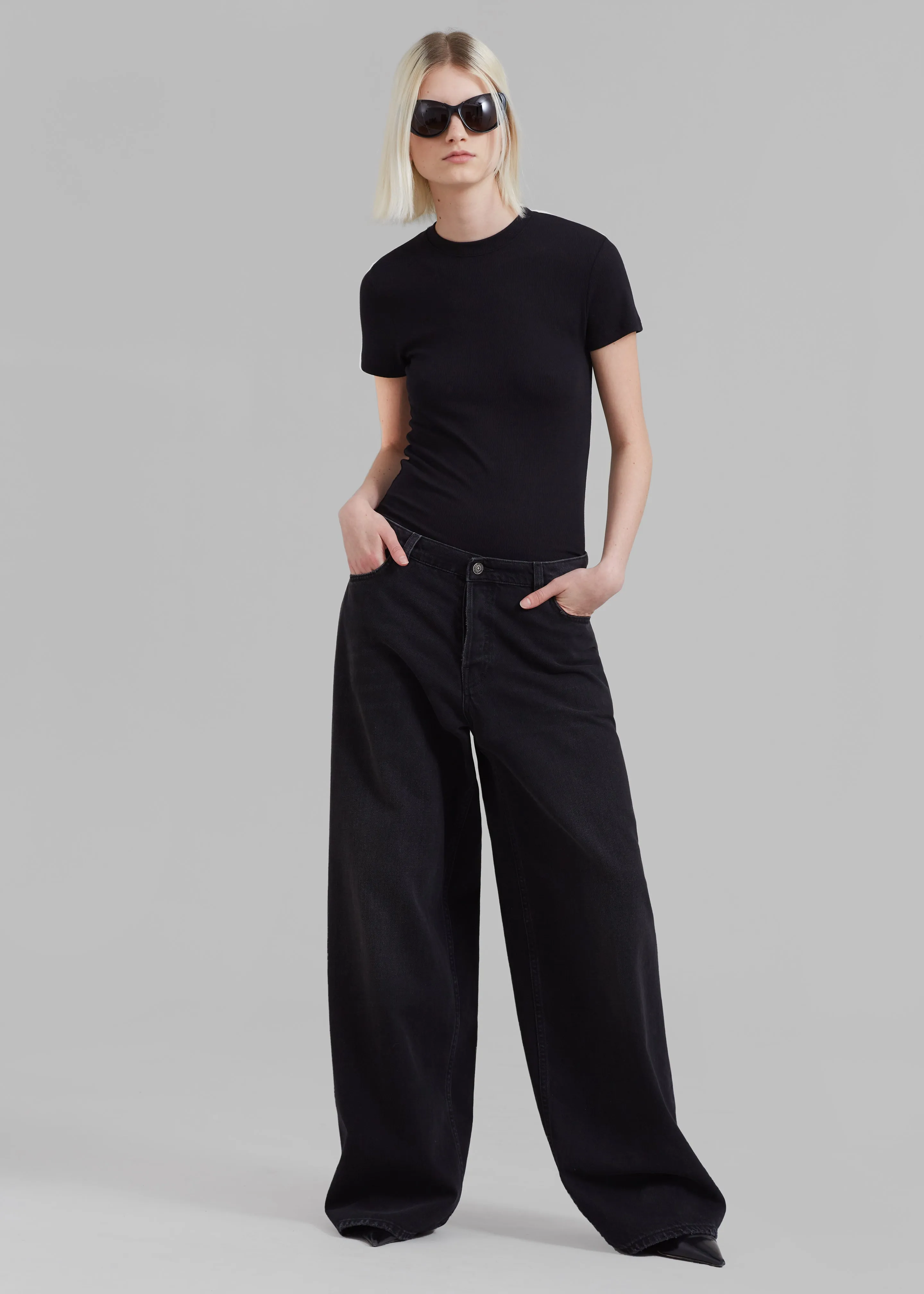 Palmira Tee - Black sold by Frankie Shop