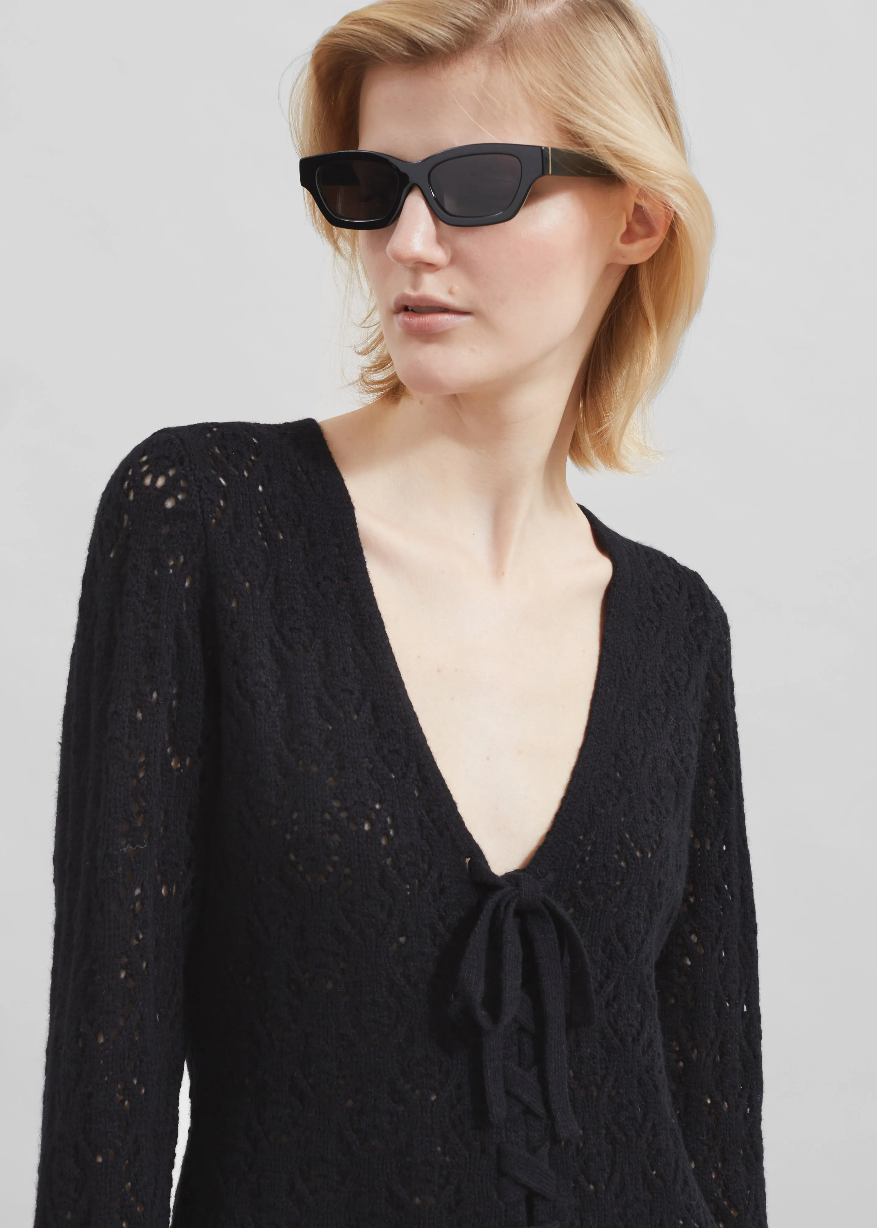 The Garment Canada Crochet Short Dress - Black sold by Frankie Shop product image thumbnail 4