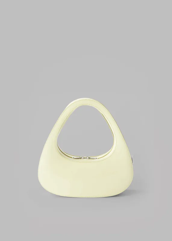 Coperni Patent Baguette Swipe Bag - Light Yellow made by Frankie Shop