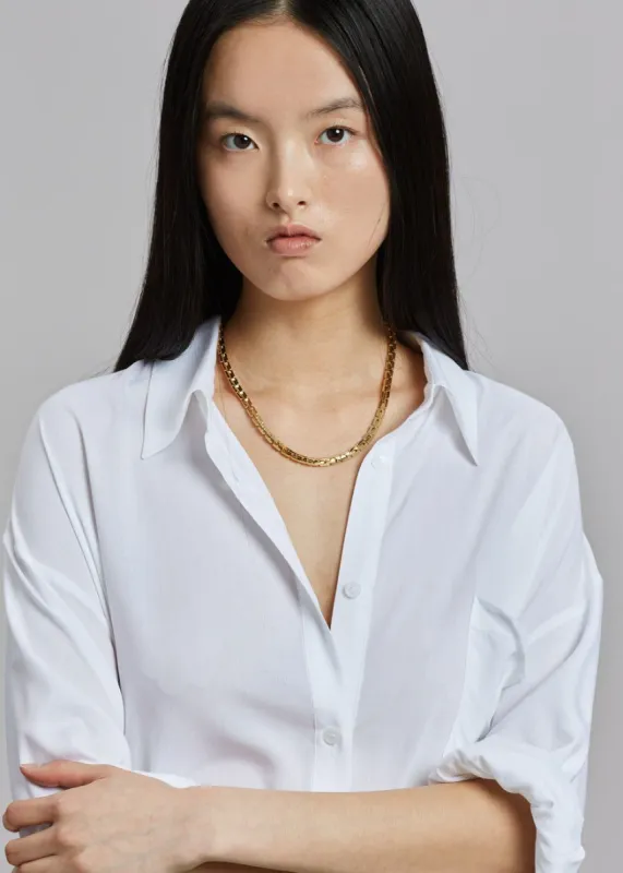 Laura Lombardi Greca Necklace - Gold sold by Frankie Shop