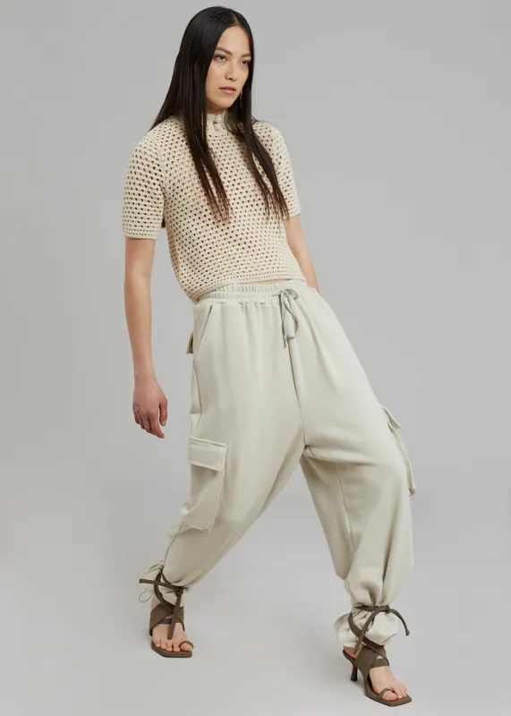 Chava Cargo Joggers - Birch made by Frankie Shop