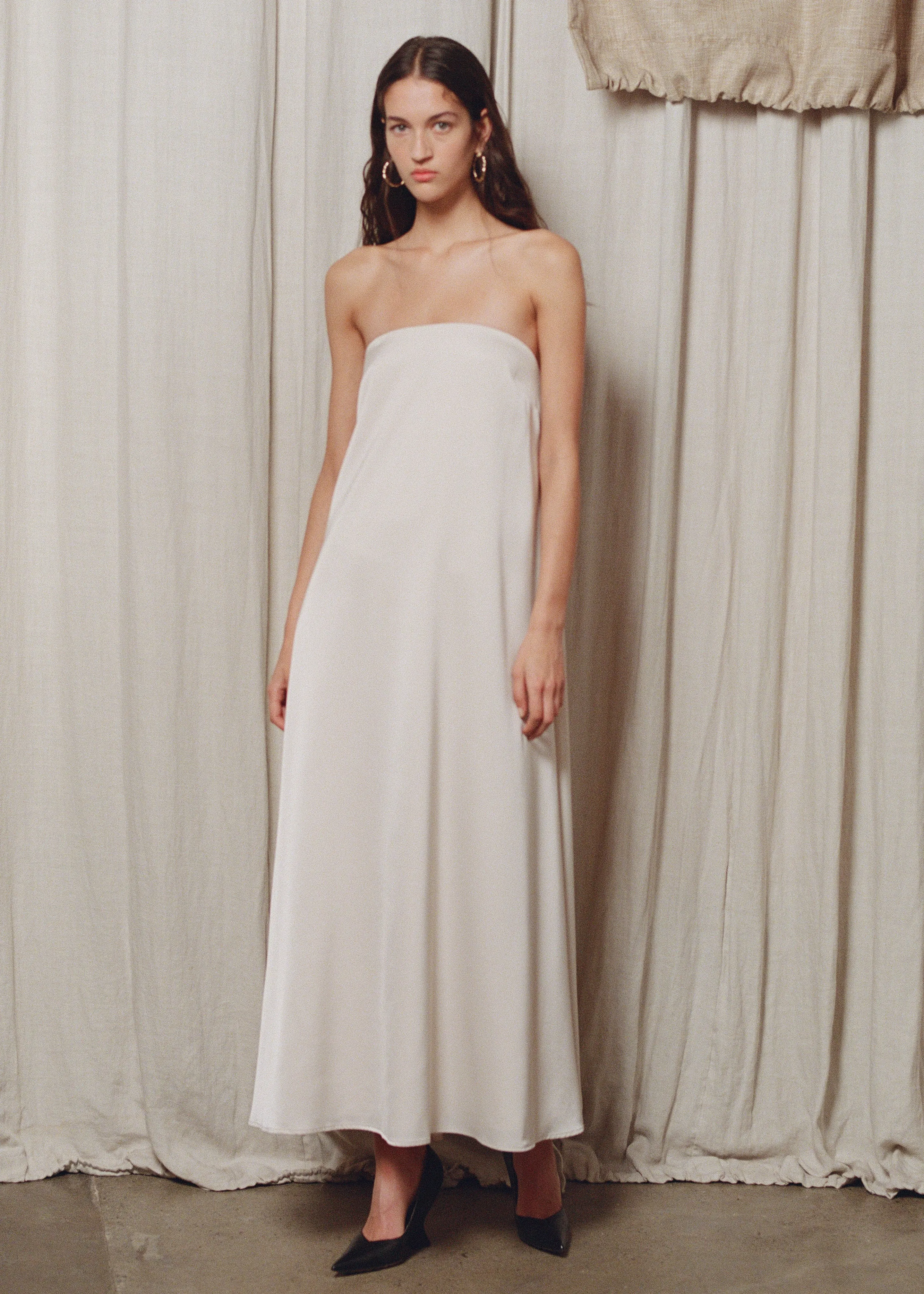 Solaqua The Fille Dress - Oyster sold by Frankie Shop product image thumbnail 3