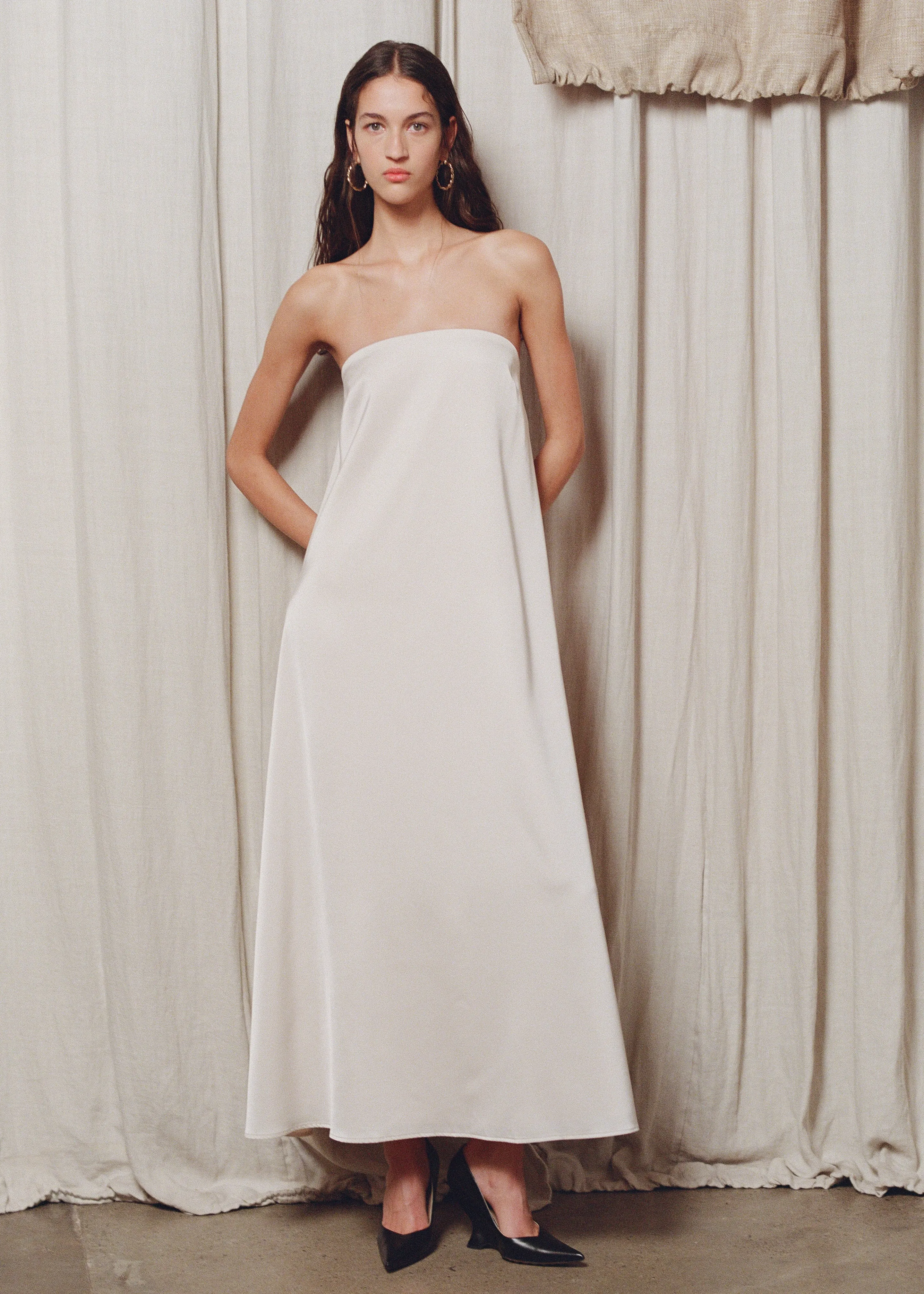 Solaqua The Fille Dress - Oyster sold by Frankie Shop product image thumbnail 5