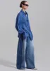 Gatlin Color Block Jeans - Blue Wash sold by Frankie Shop