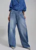 Gatlin Color Block Jeans - Blue Wash sold by Frankie Shop