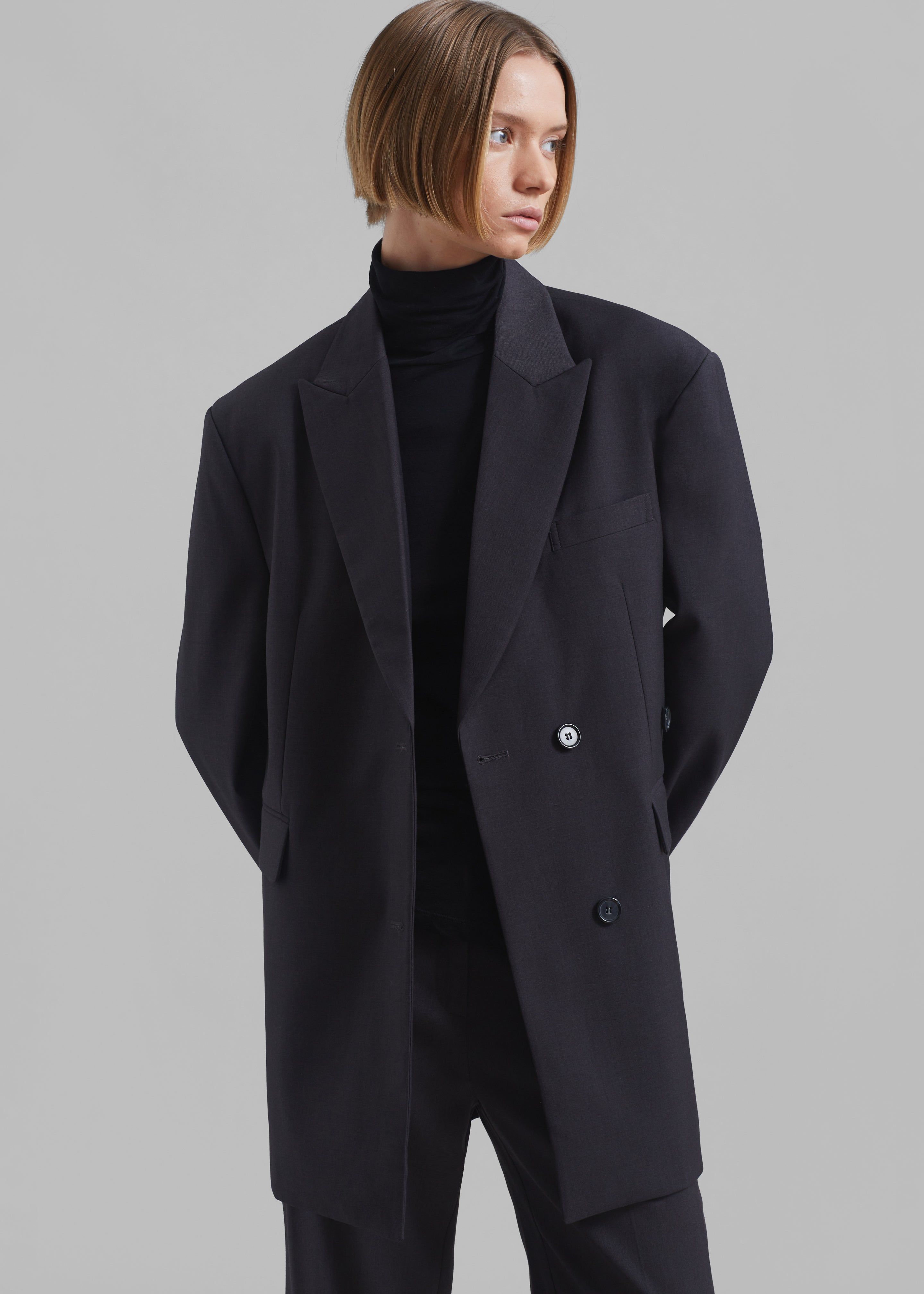 Alana Oversized Blazer - Charcoal sold by Frankie Shop product image thumbnail 7