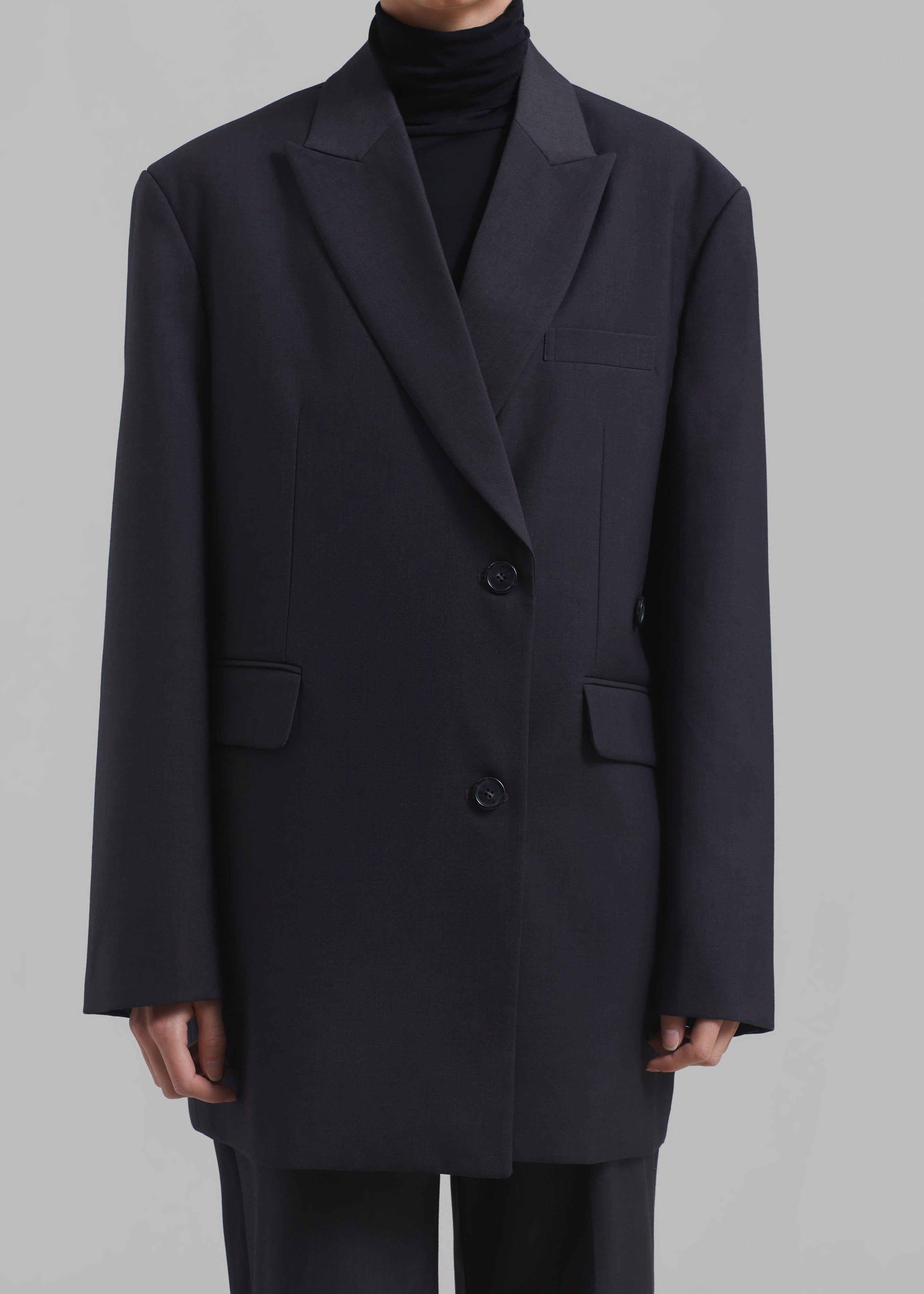 Alana Oversized Blazer - Charcoal sold by Frankie Shop product image thumbnail 6