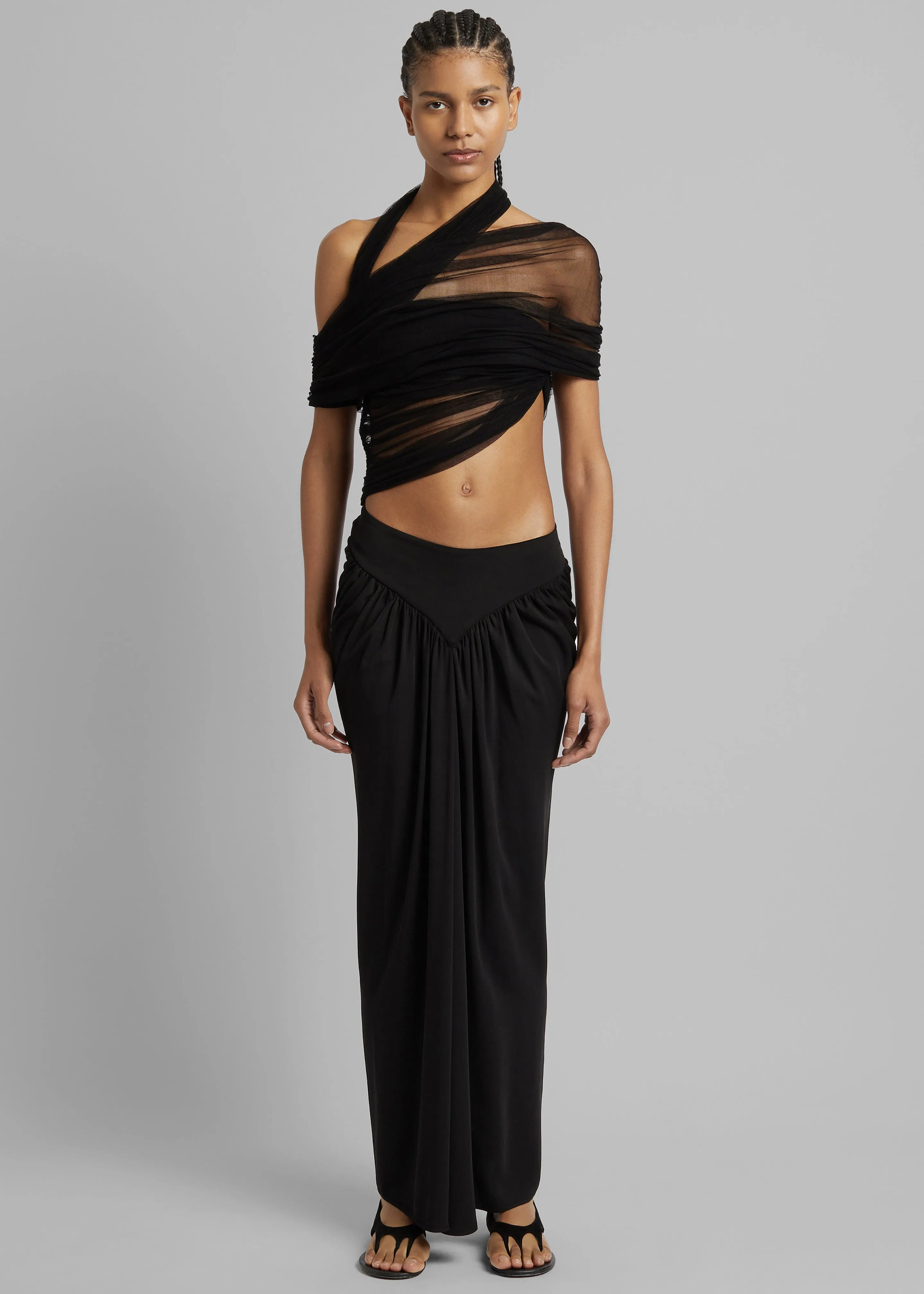 Christopher Esber Magnetica Skirt - Black sold by Frankie Shop product image thumbnail 5