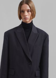 Alana Oversized Blazer - Charcoal sold by Frankie Shop