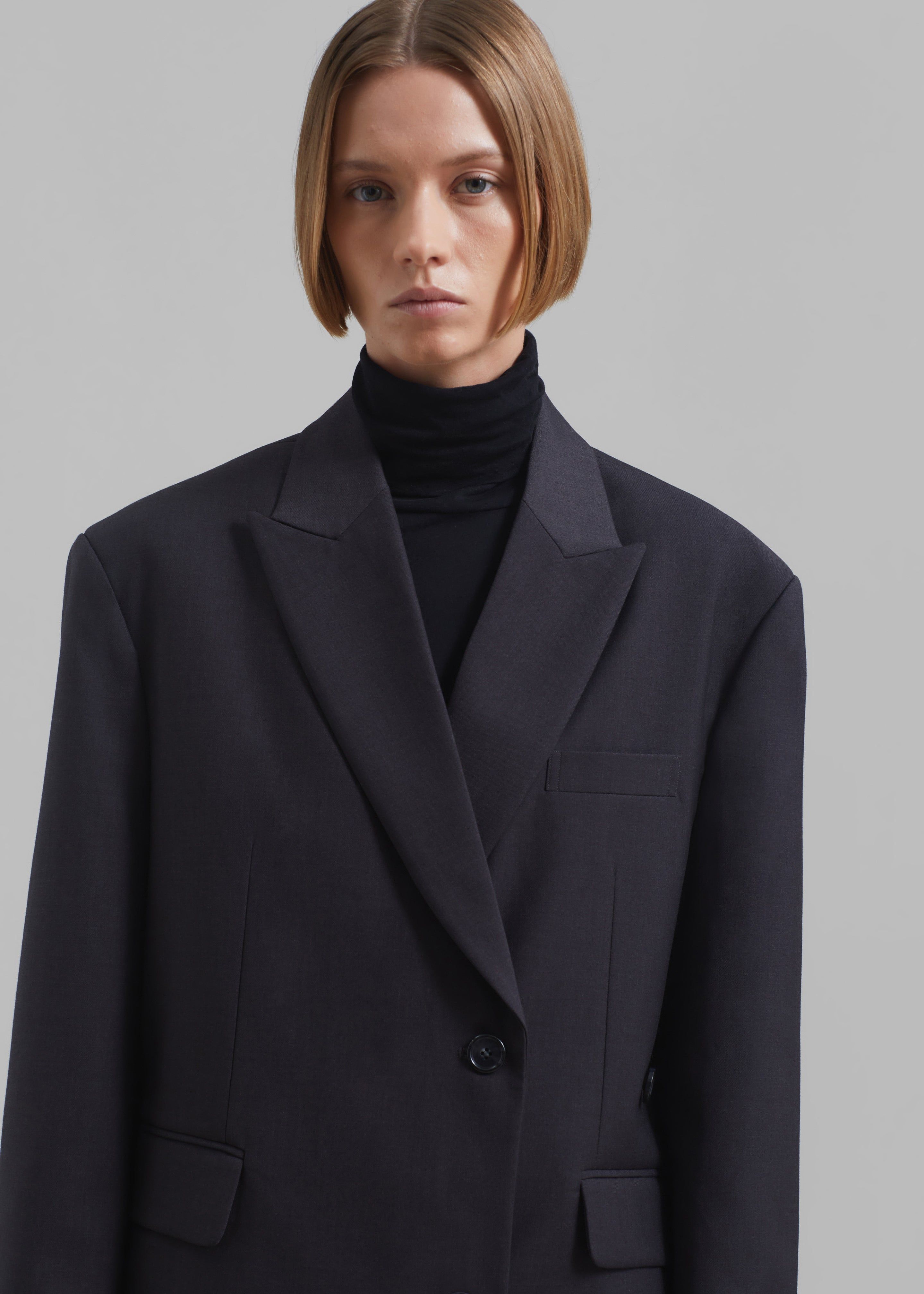 Alana Oversized Blazer - Charcoal sold by Frankie Shop product image thumbnail 4