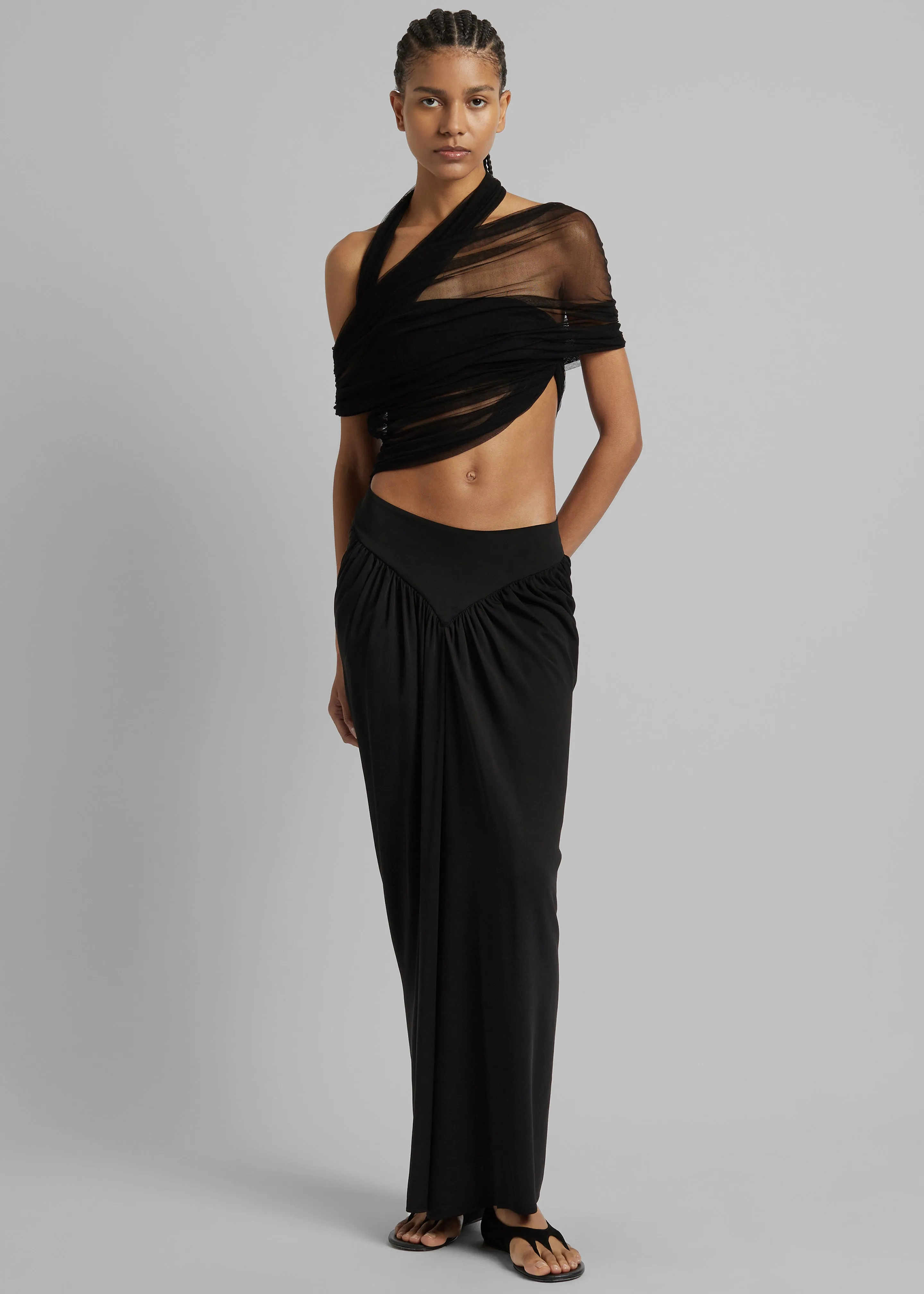 Christopher Esber Magnetica Skirt - Black sold by Frankie Shop