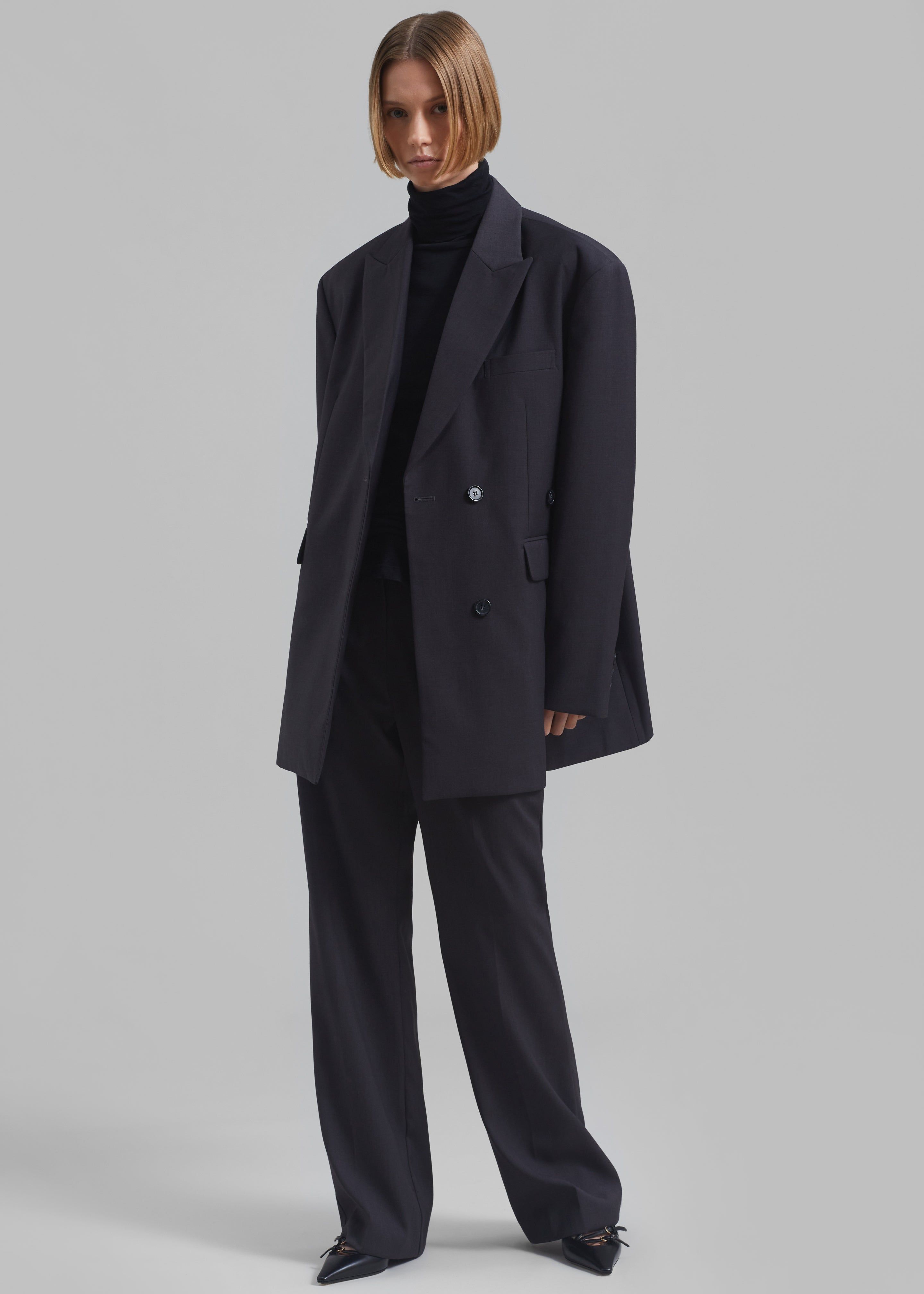 Alana Oversized Blazer - Charcoal sold by Frankie Shop product image thumbnail 5