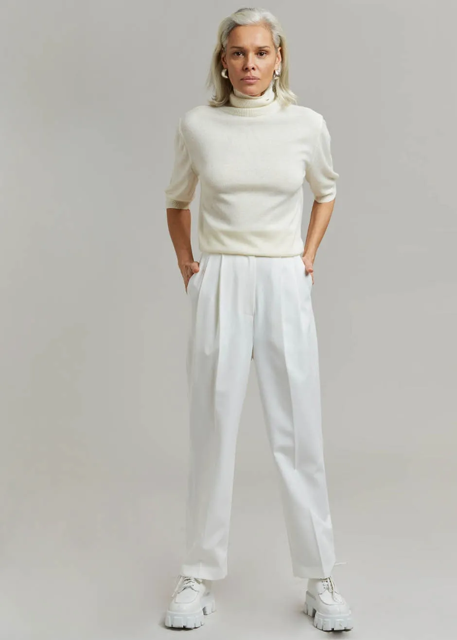 Bea Suit Pants - White sold by Frankie Shop