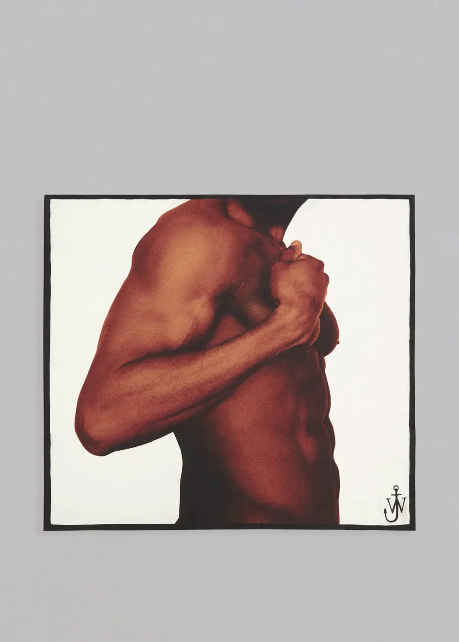 JW Anderson Printed Silk Scarf - Off White/Multi sold by Frankie Shop product image thumbnail 2