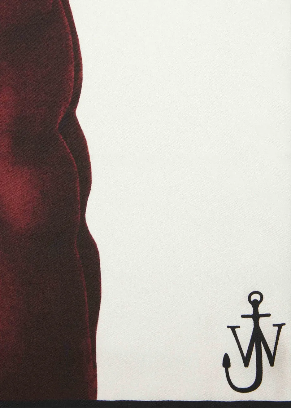 JW Anderson Printed Silk Scarf - Off White/Multi sold by Frankie Shop product image thumbnail 5