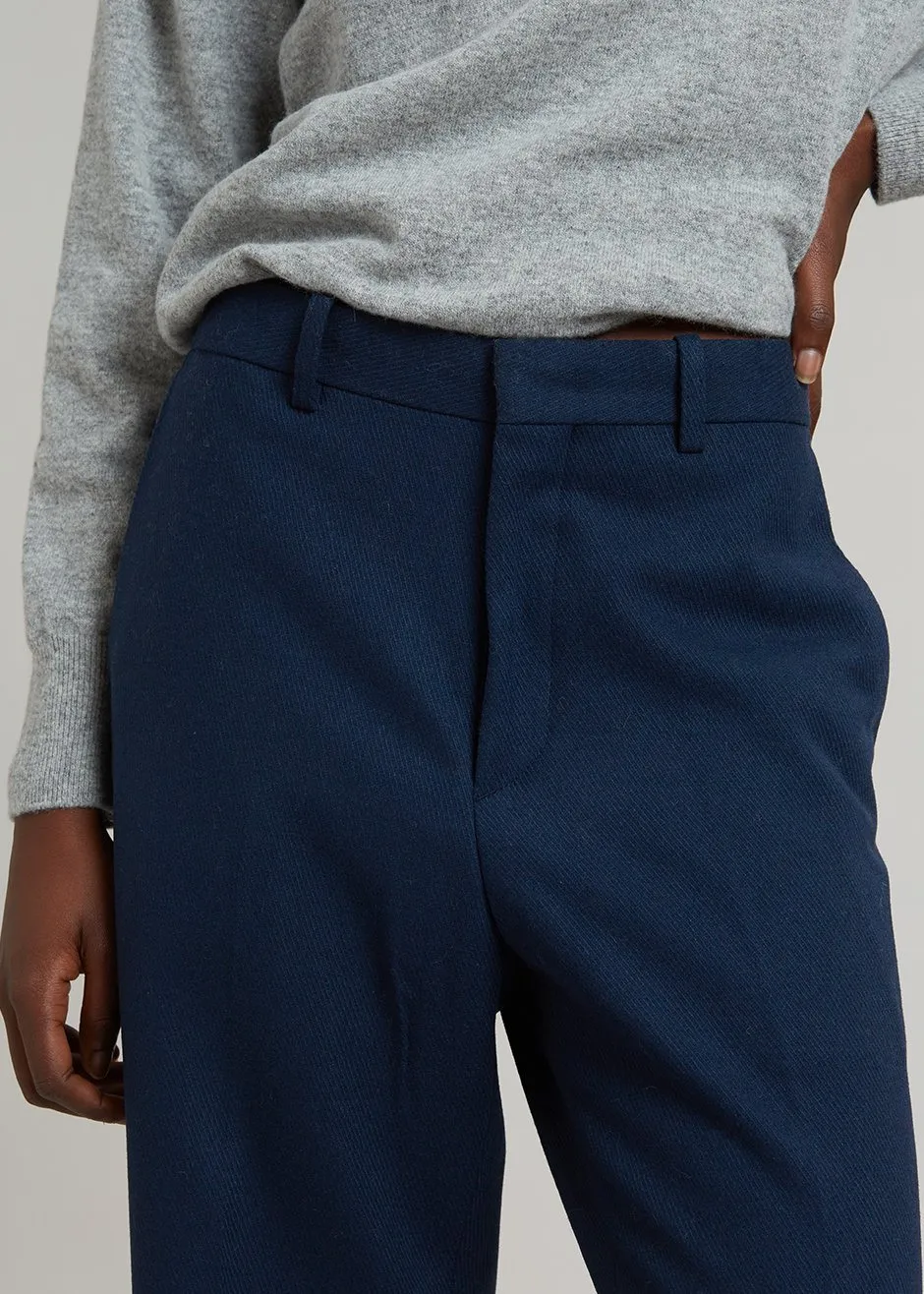 Walker Twill Trousers - Navy sold by Frankie Shop product image thumbnail 3