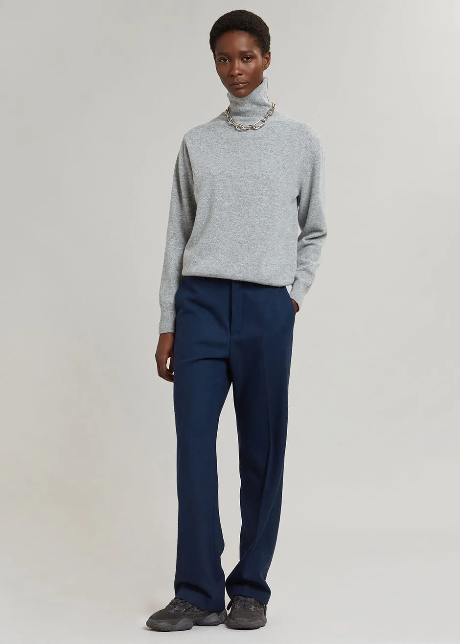 Walker Twill Trousers - Navy sold by Frankie Shop