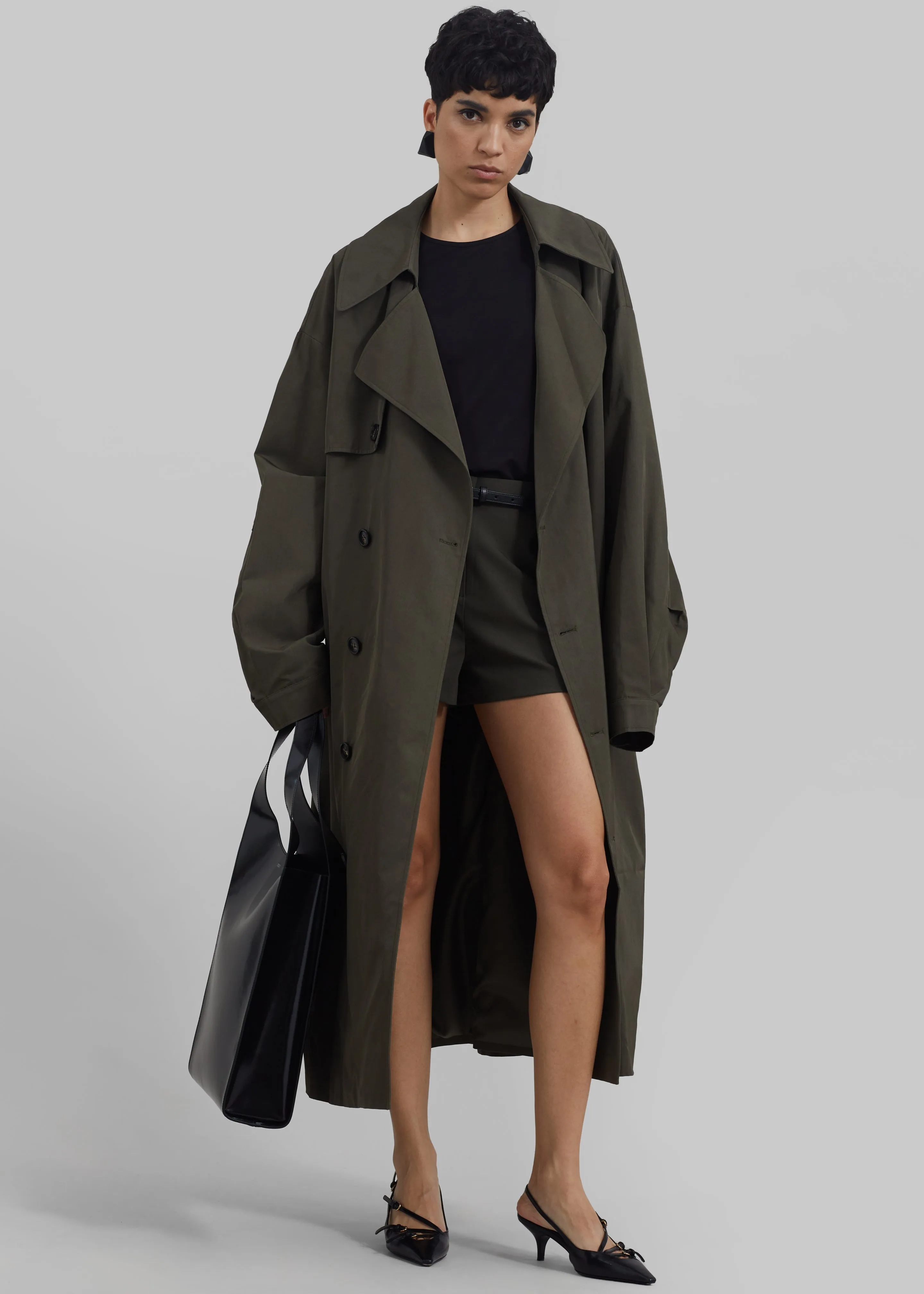 Coperni Swipe Tote Bag - Glossy Black sold by Frankie Shop product image thumbnail 4