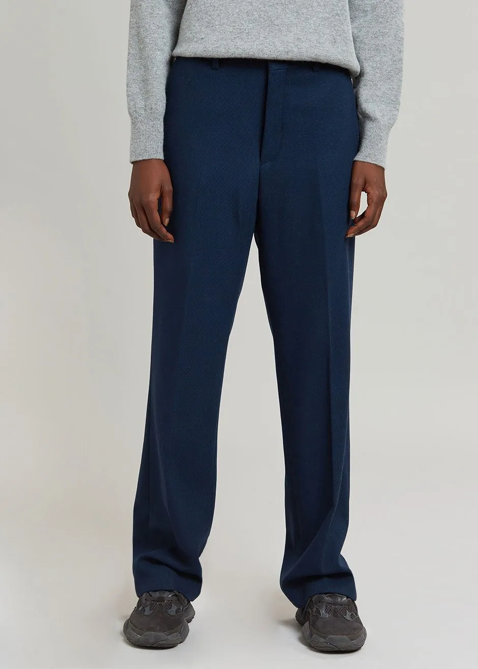 Walker Twill Trousers - Navy sold by Frankie Shop product image thumbnail 4