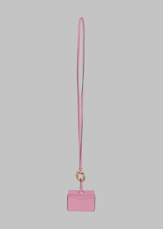 JW Anderson Cardholder with Chain Link Strap - Pink made by Frankie Shop