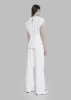 Loulou Studio Guna Bouclé Top - Ivory sold by Frankie Shop