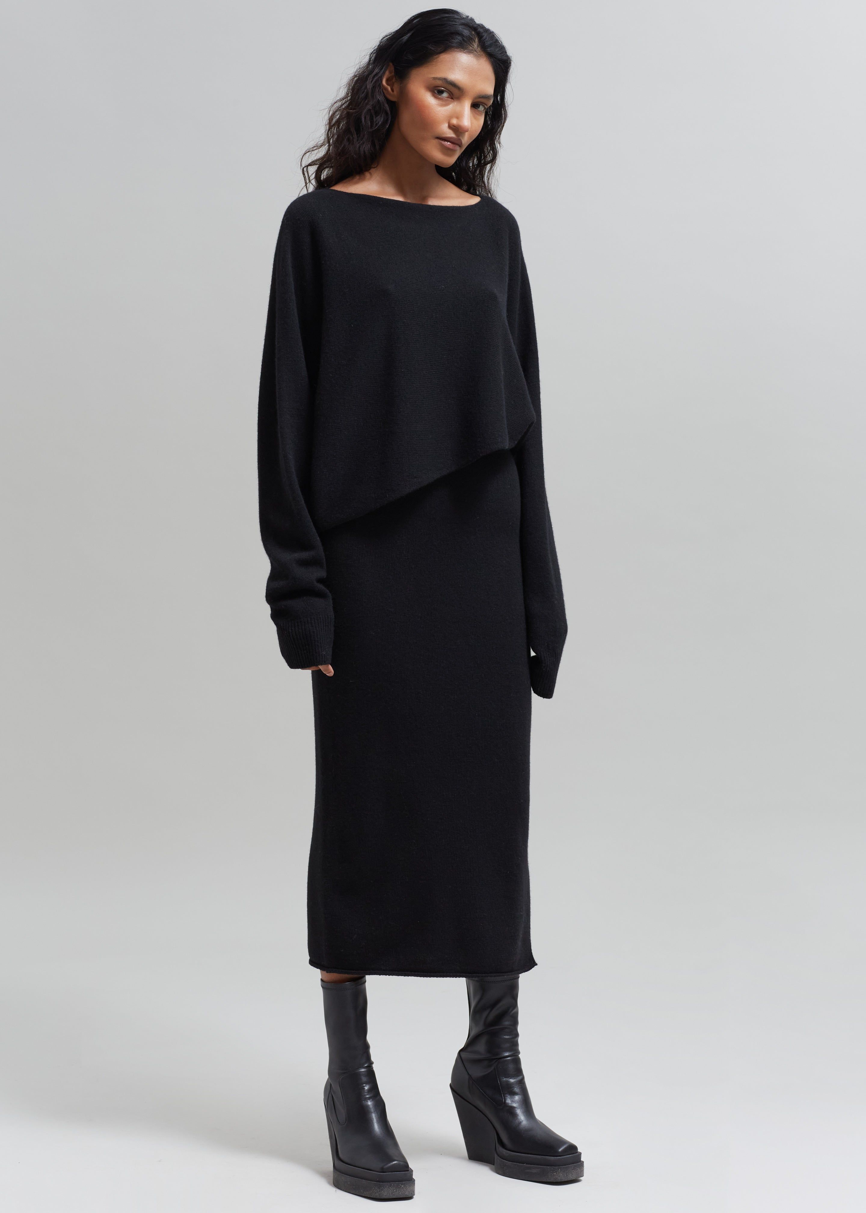 Jainy Knit Pencil Skirt - Black sold by Frankie Shop product image thumbnail 4